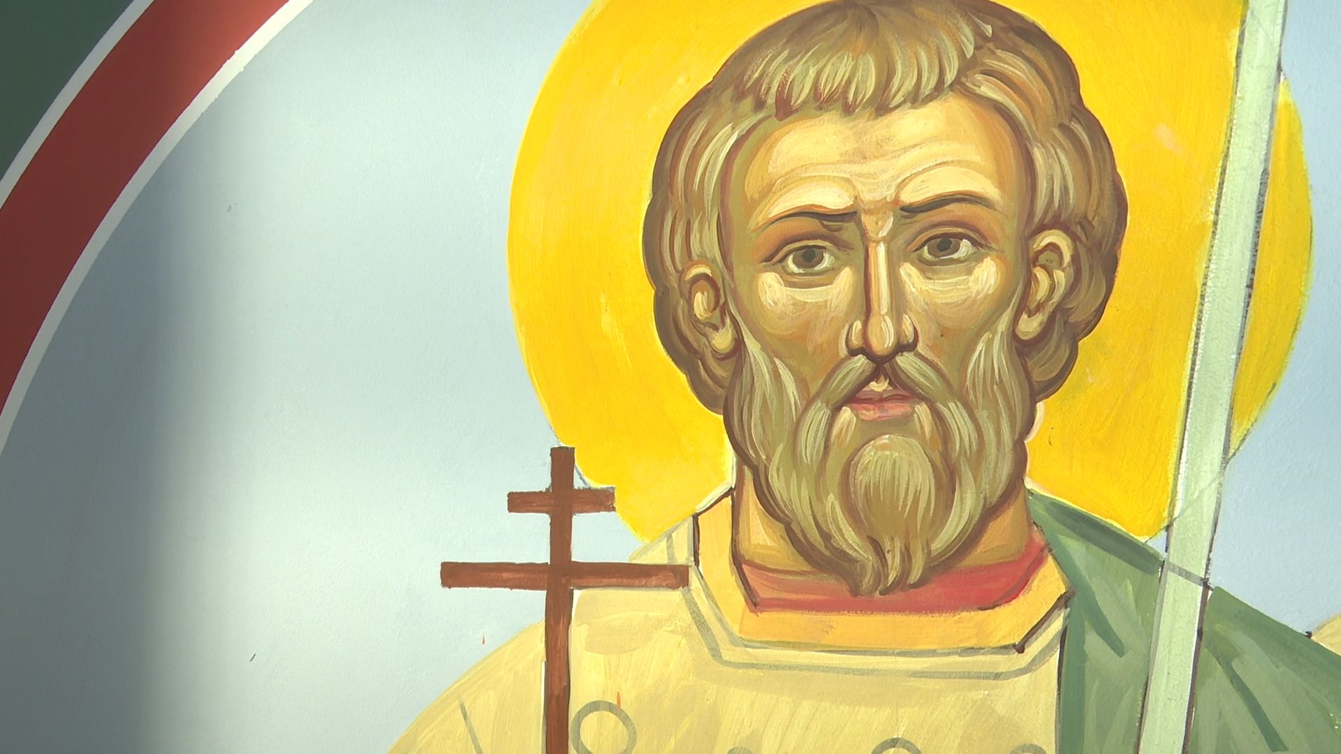 реутов, часовня, реконструкция, лики святых,