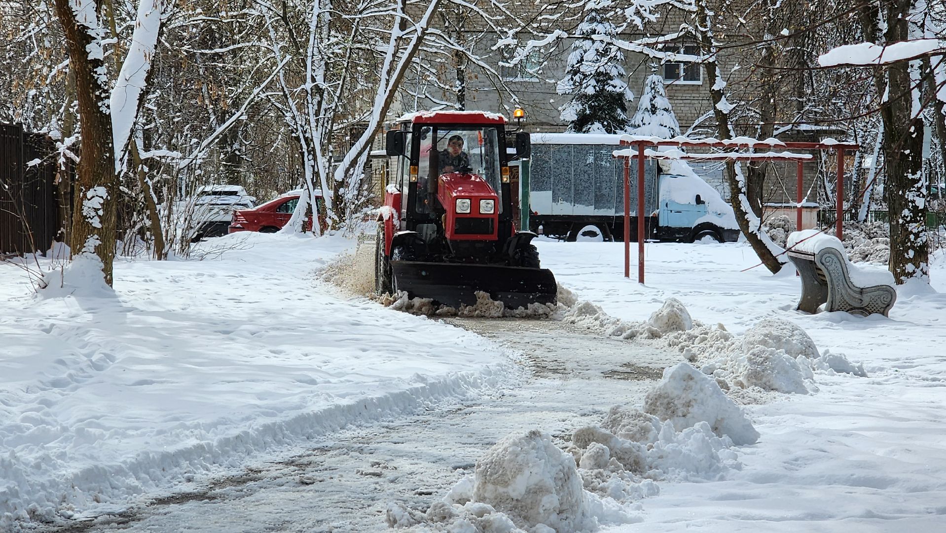 истра, очистка снега, благоустройство,