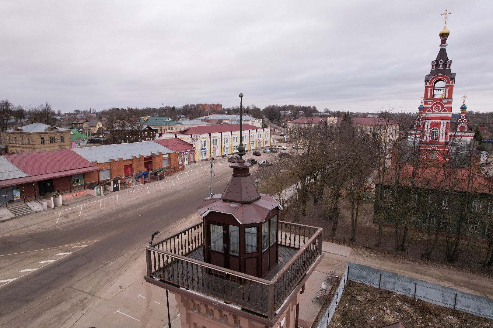 видео с коптера, реконструкция площади карла маркса, благоустройство талдома,