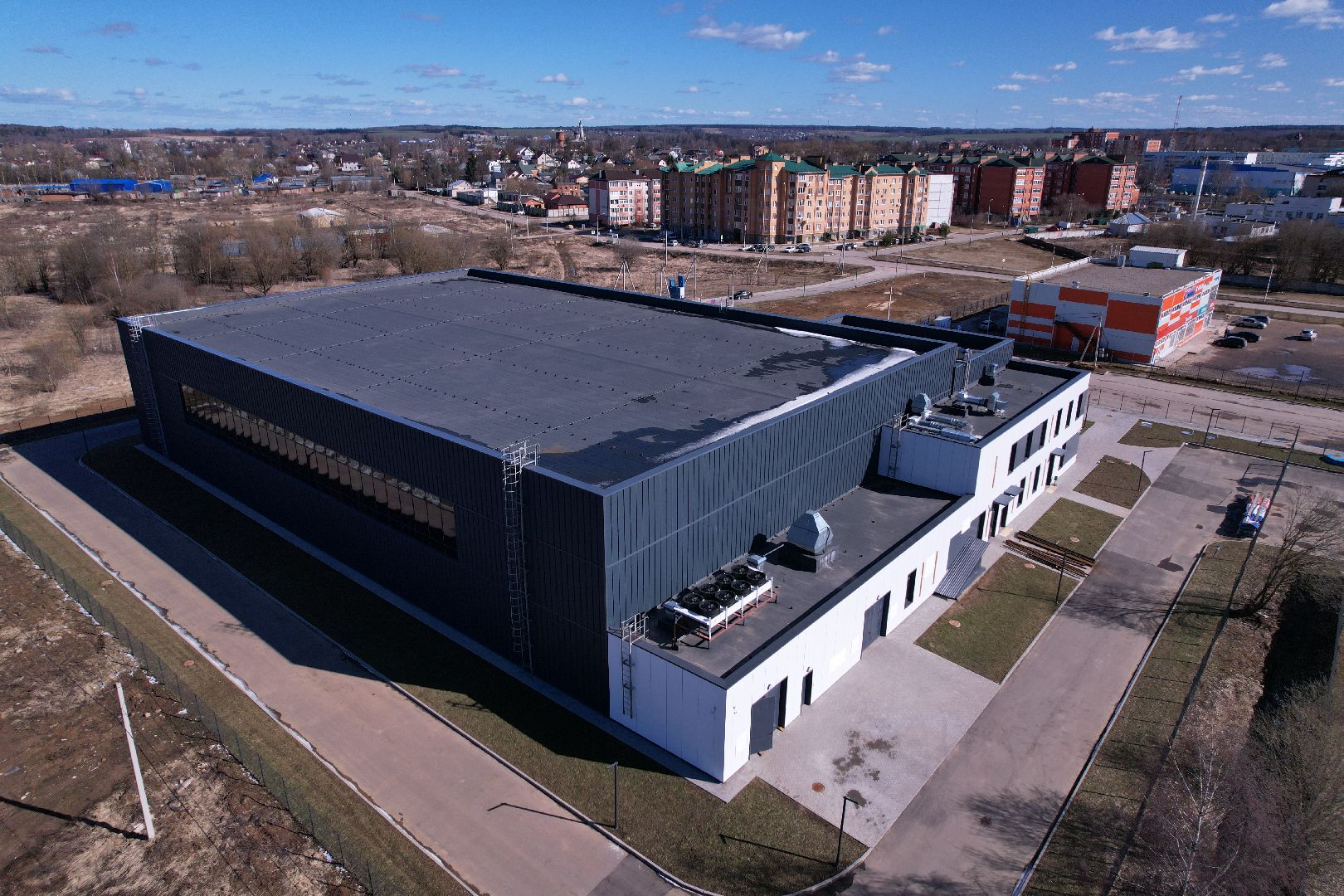 видео с коптера, фок лидер в волоколамске, хоккей в волоколамске,