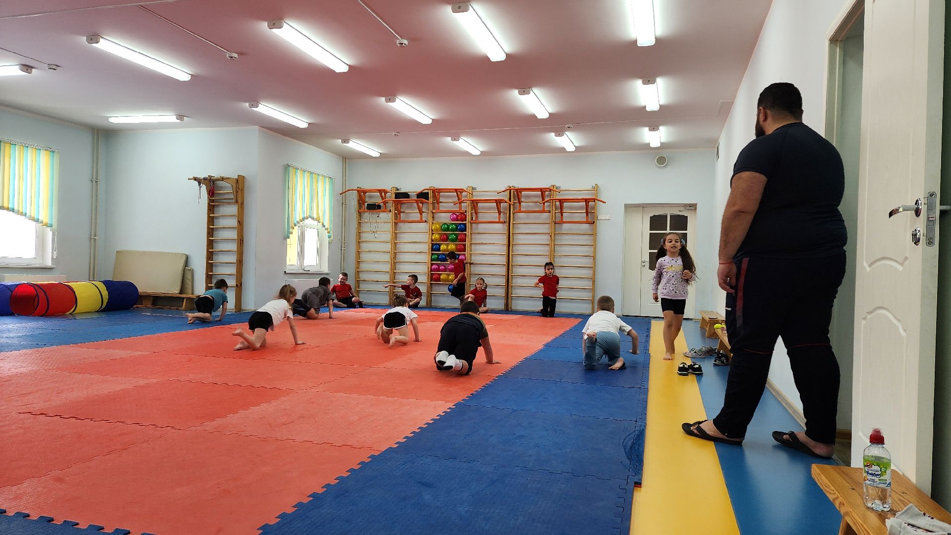 детский сад, тренировка, Лобня,