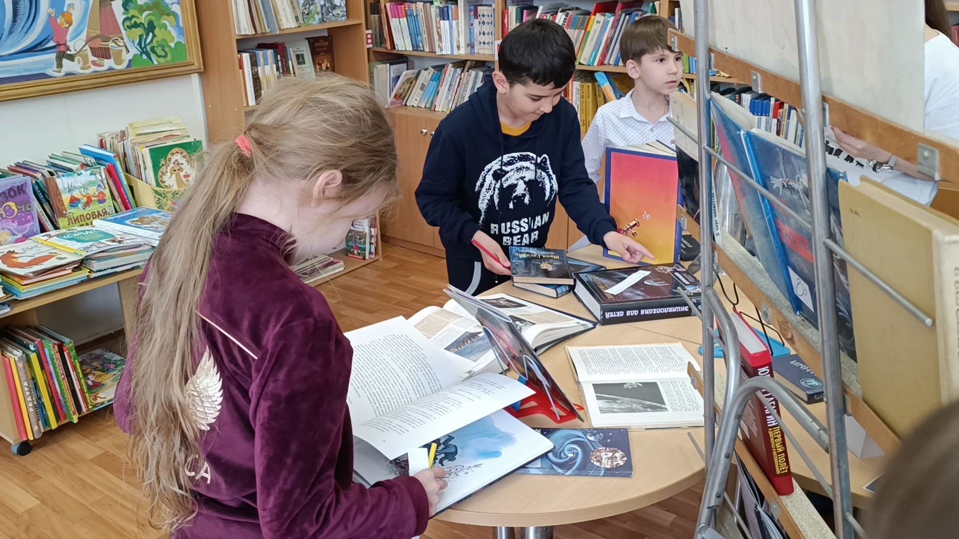 день космонавтики, библиотека, дети, лобня,