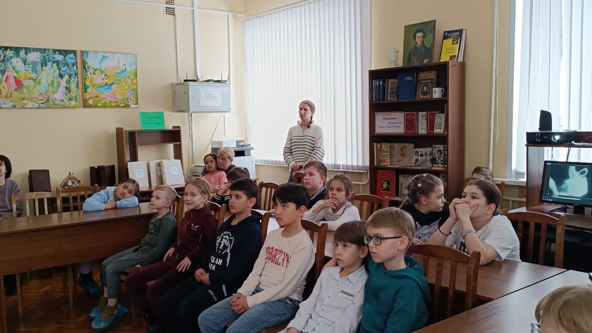 день космонавтики, библиотека, дети, лобня,