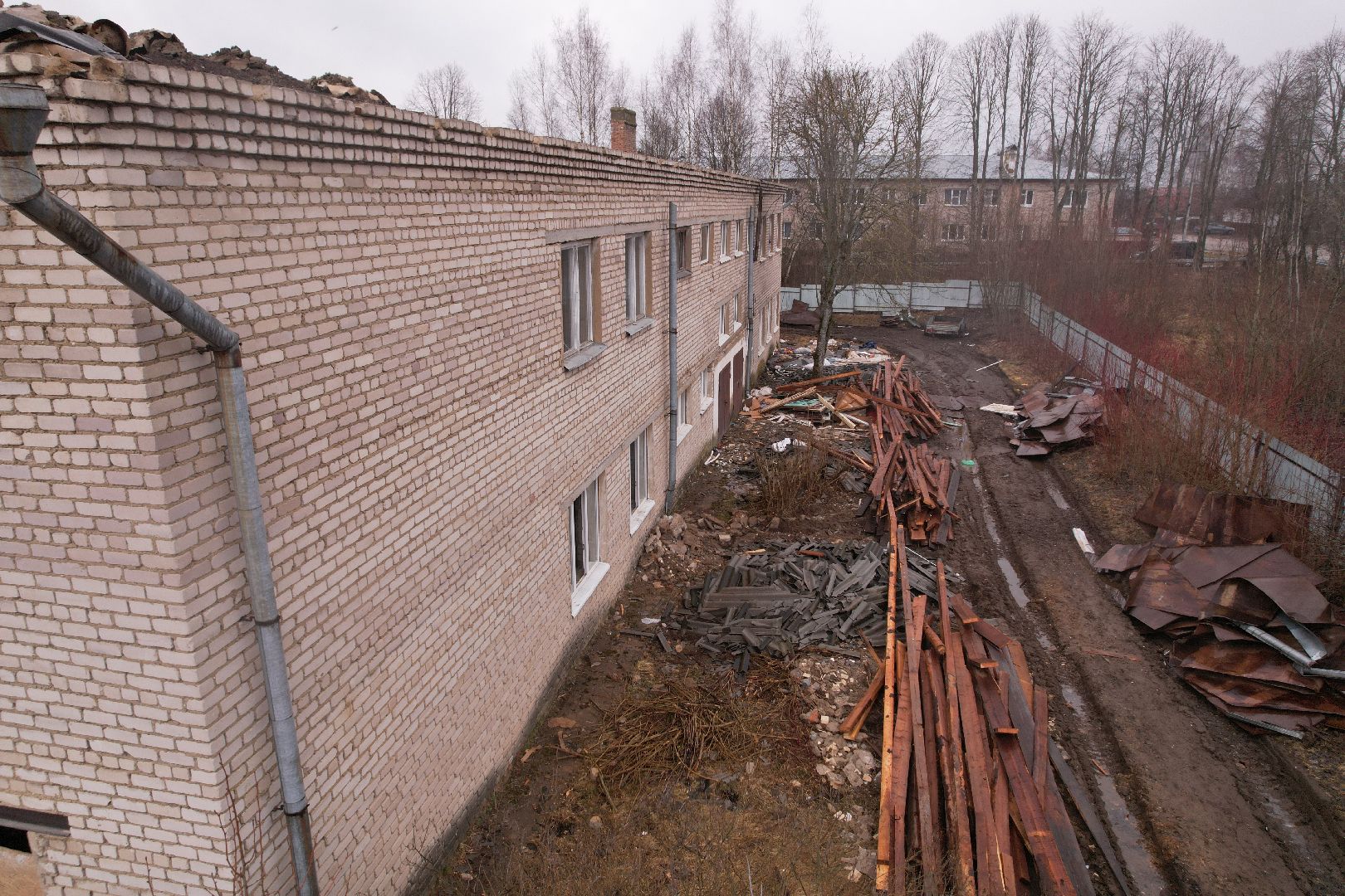 видео с коптера, капремонт детского сада в рузе, детский сад в Колюбакино,