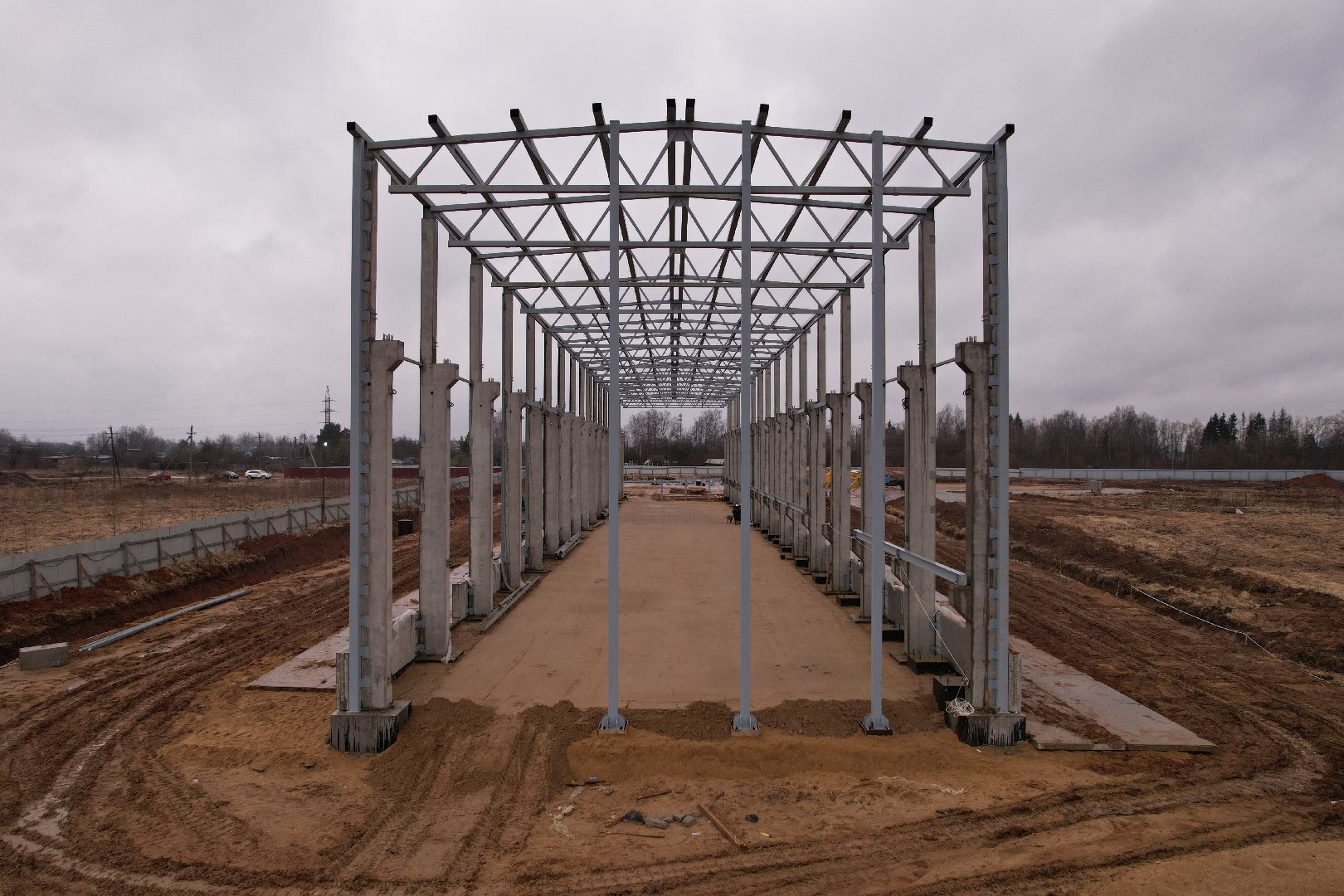 видео с коптера, завод в рузе, импортозамещение, завод железобетонных конструкций,