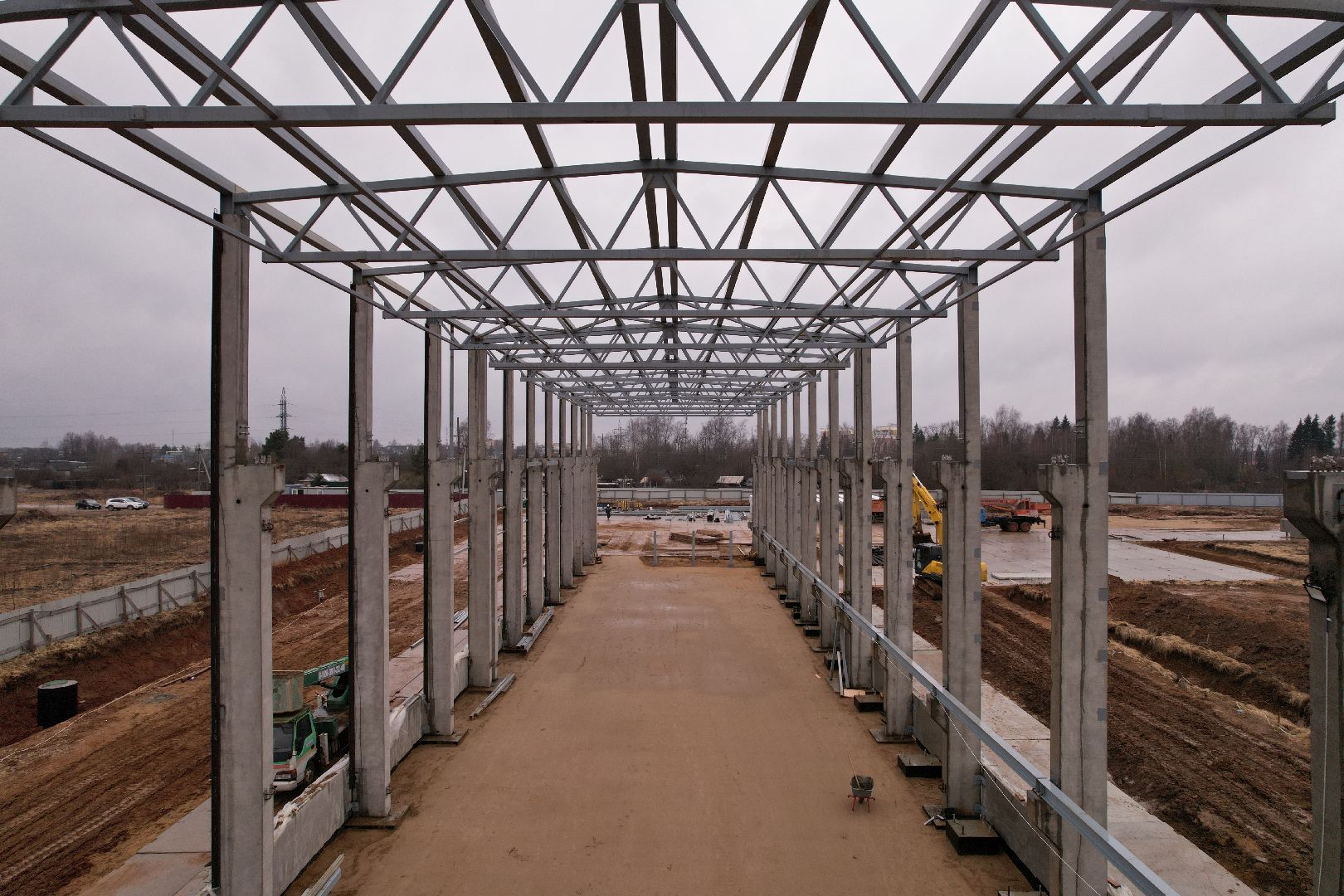 видео с коптера, завод в рузе, импортозамещение, завод железобетонных конструкций,