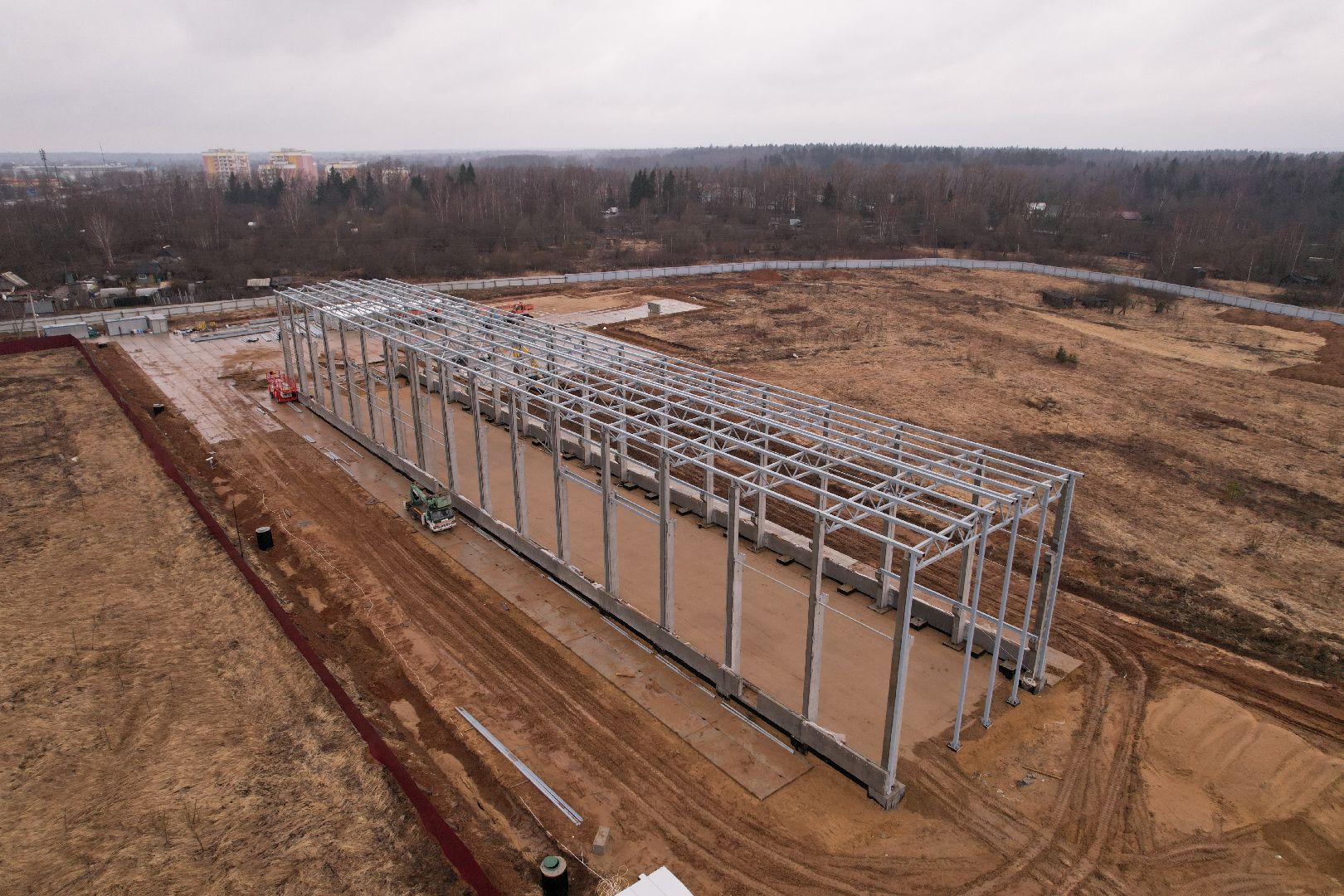 видео с коптера, завод в рузе, импортозамещение, завод железобетонных конструкций,