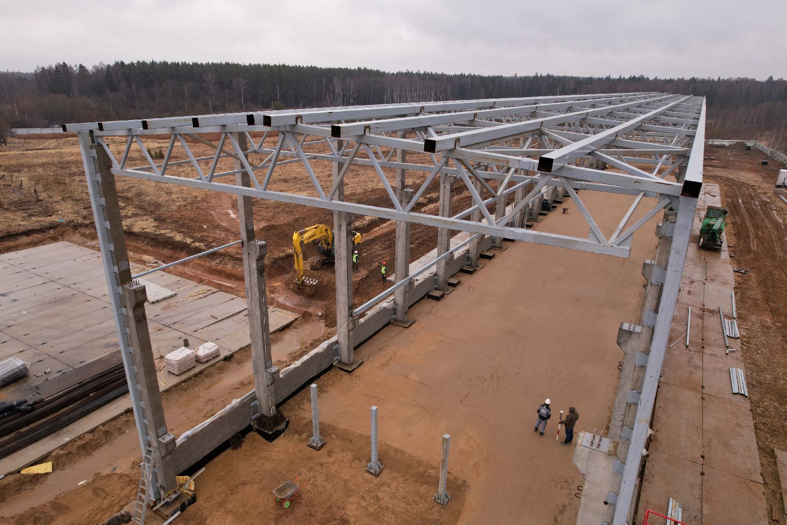 видео с коптера, завод в рузе, импортозамещение, завод железобетонных конструкций,