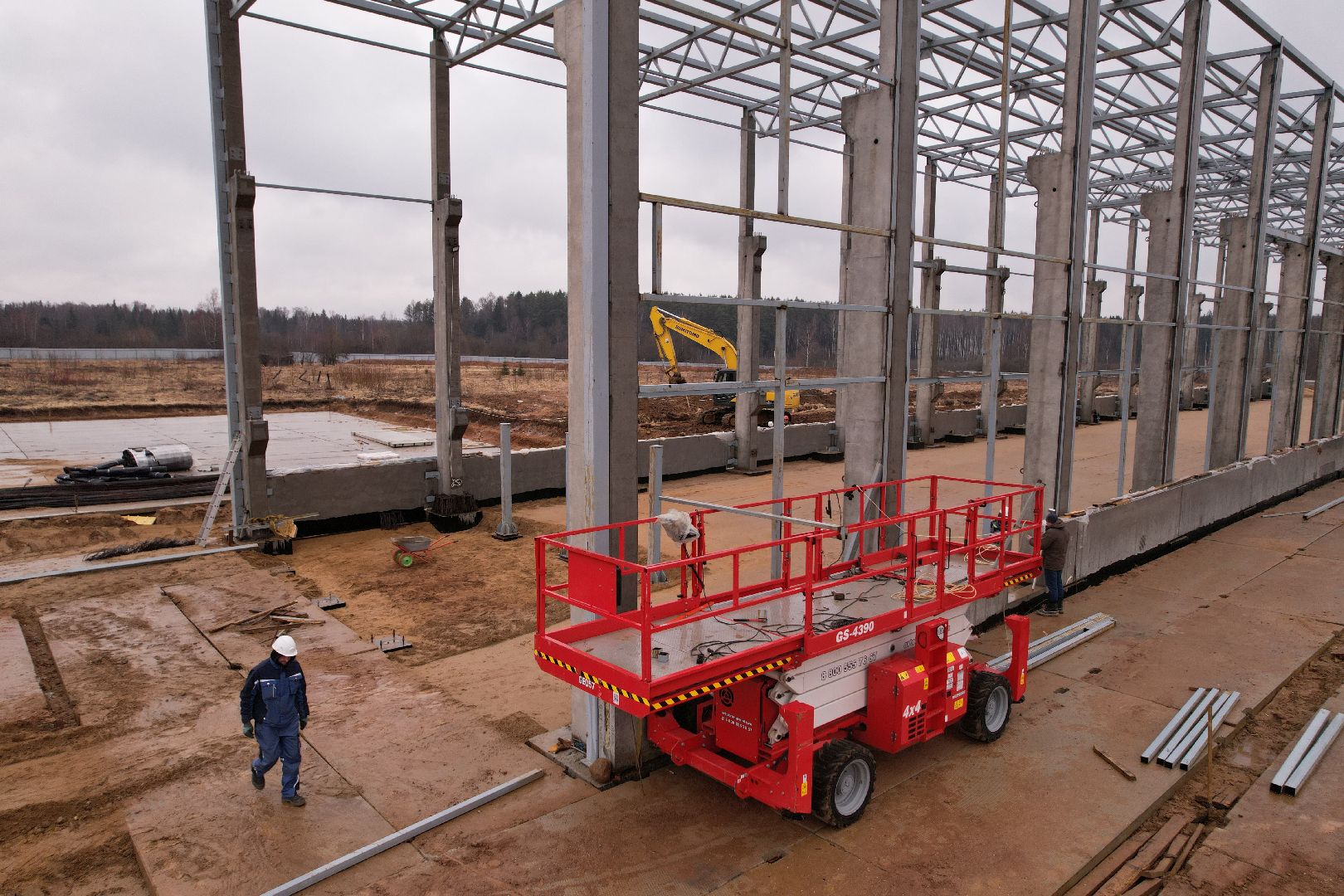 видео с коптера, завод в рузе, импортозамещение, завод железобетонных конструкций,