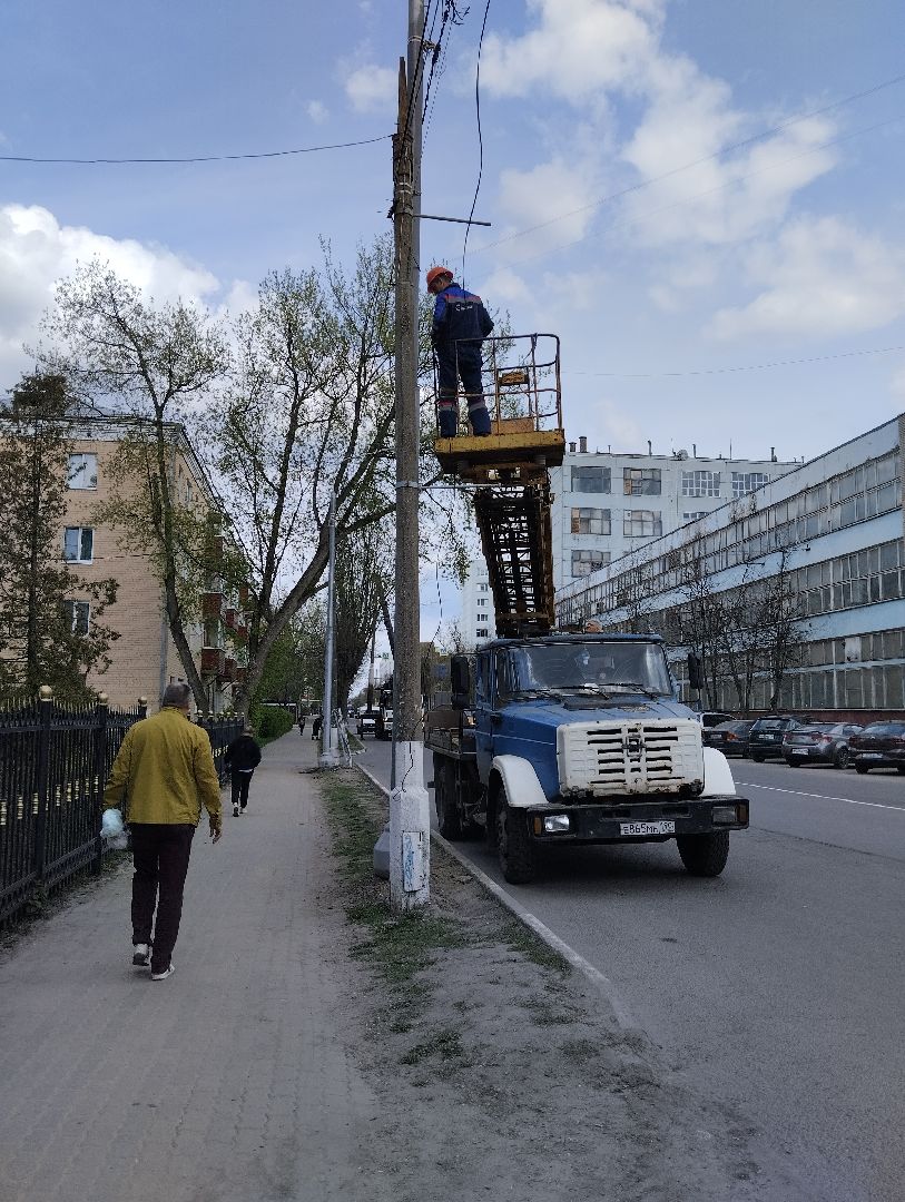 Опоры освещения, благоустройство, Ногинск, Богородский городской округ, освещение