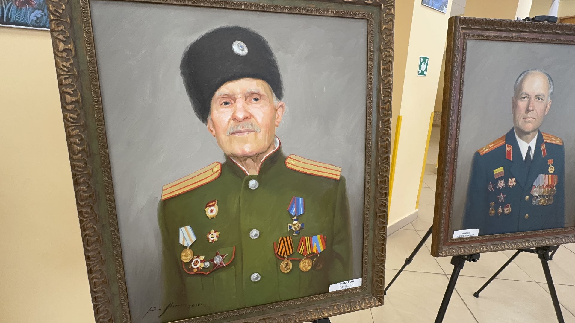 солнечногорск, выставка, день победы, художник, картины, жители,