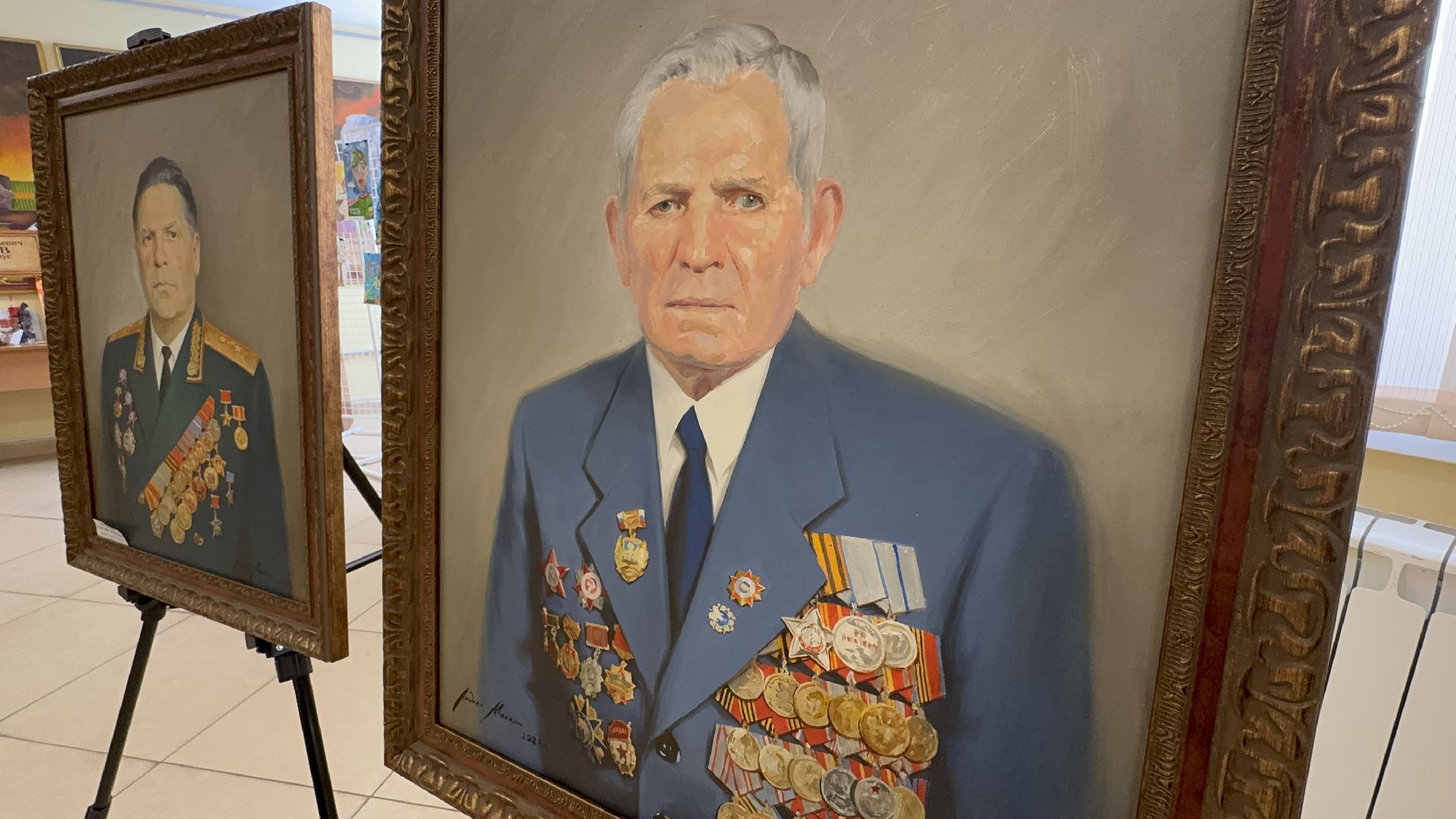 солнечногорск, выставка, день победы, художник, картины, жители,