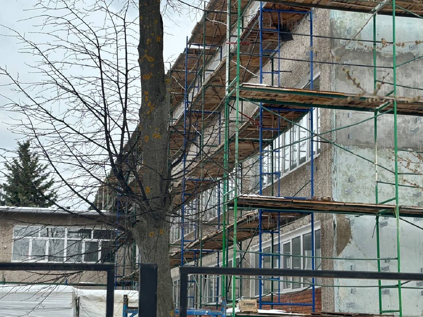 воскресенск, строительство, ремонт школы,