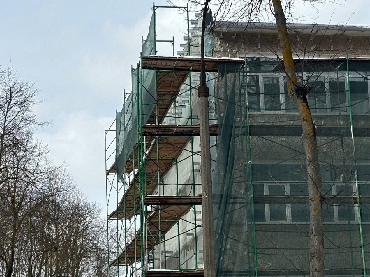 воскресенск, строительство, ремонт школы,