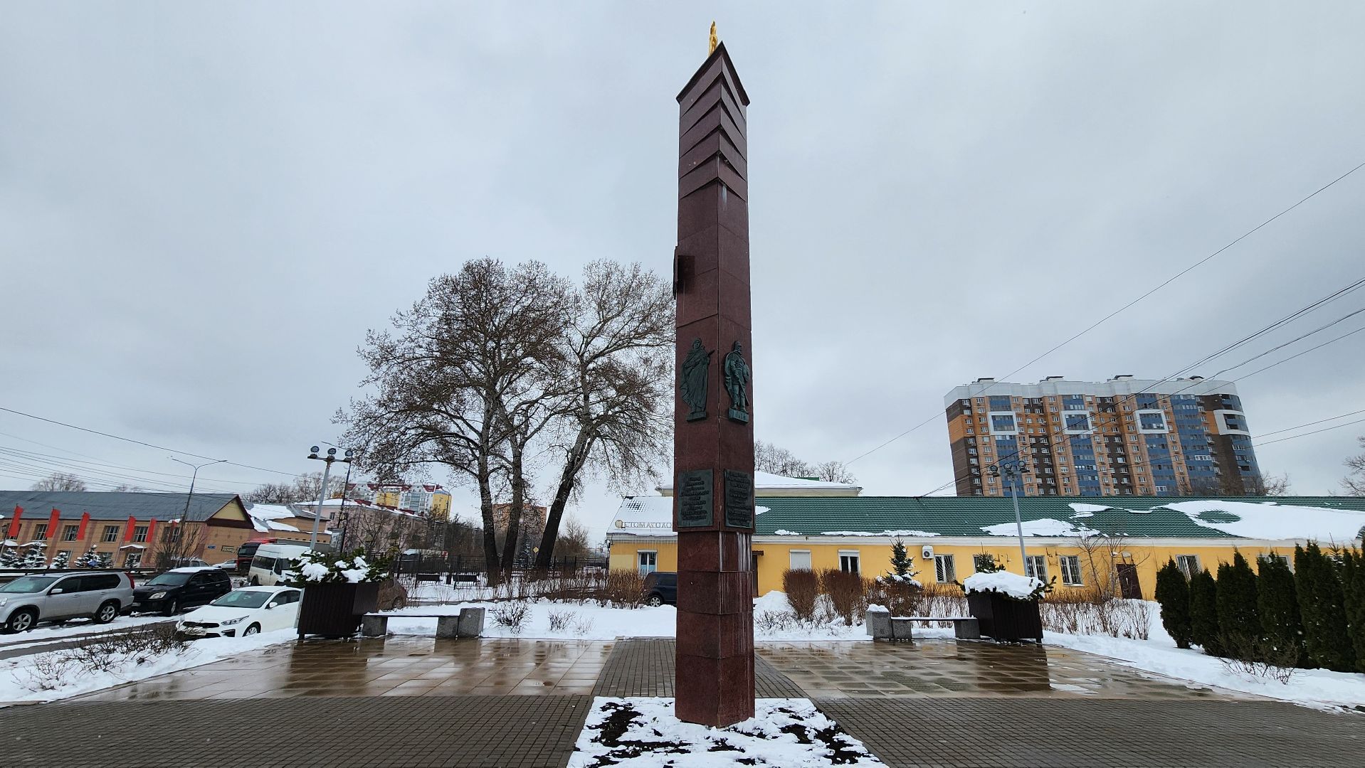 солнечногорск, уборка снега, жкх, стела воинской доблести,