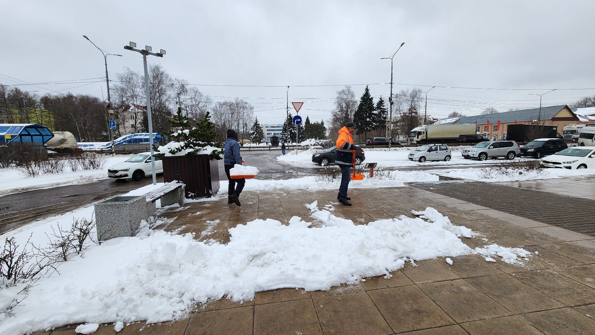 солнечногорск, уборка снега, жкх, стела воинской доблести,