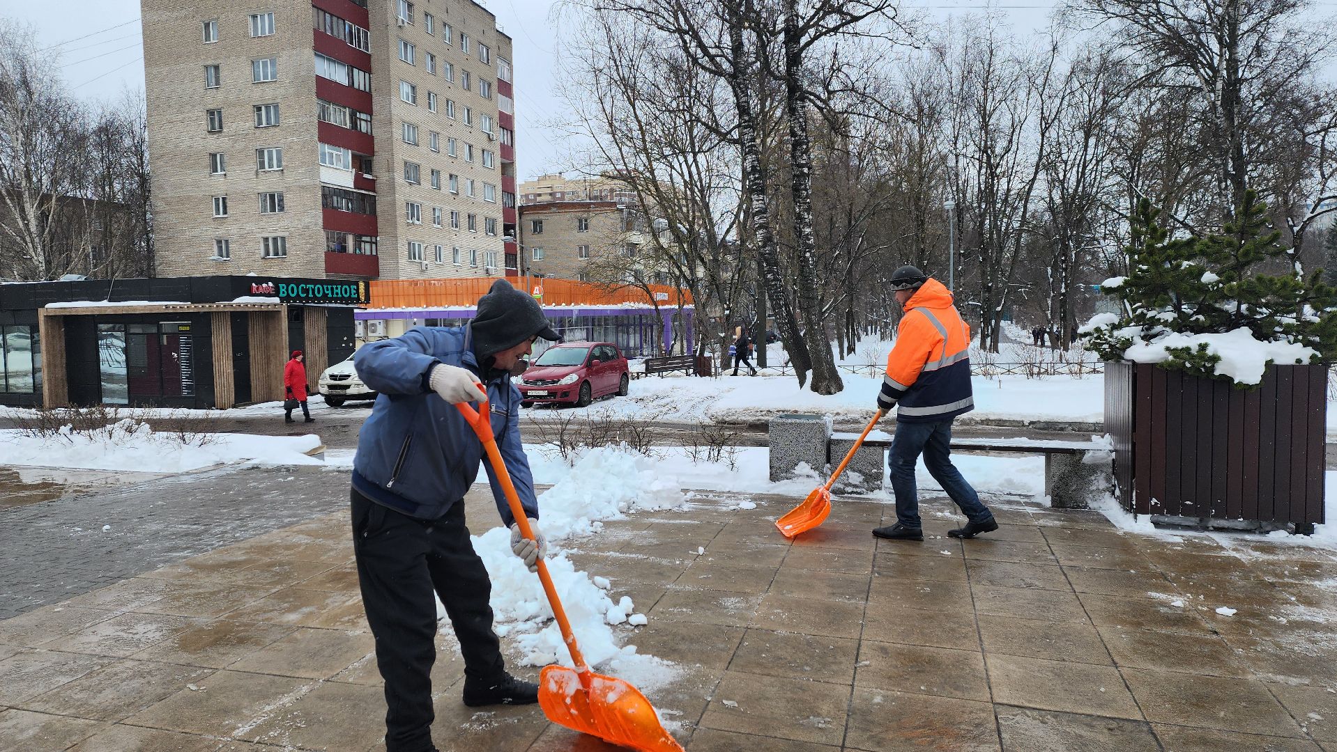 солнечногорск, уборка снега, жкх, стела воинской доблести,