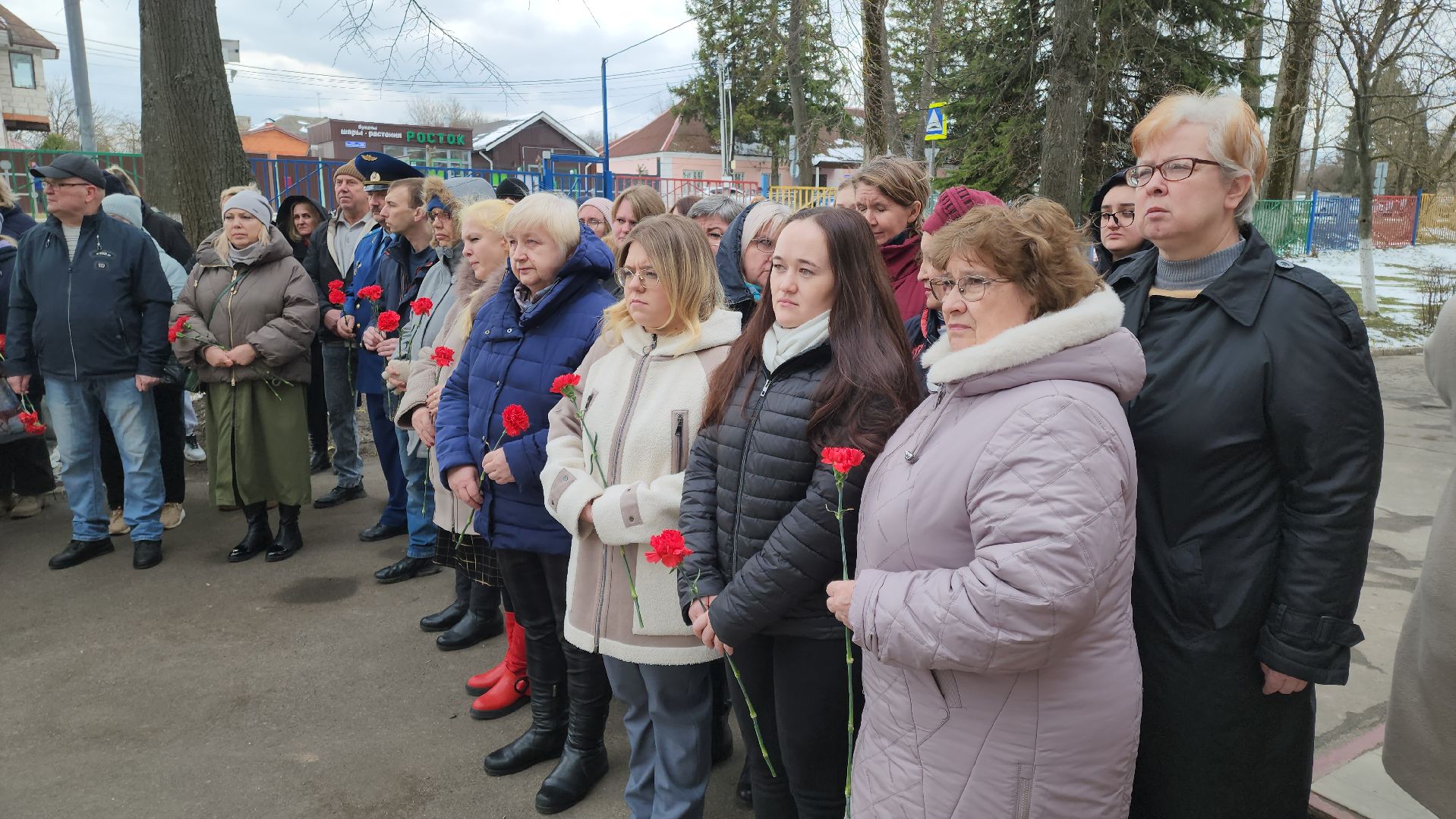 кашира, сво, герои сво, мемориальная доска, митинг, школа,
