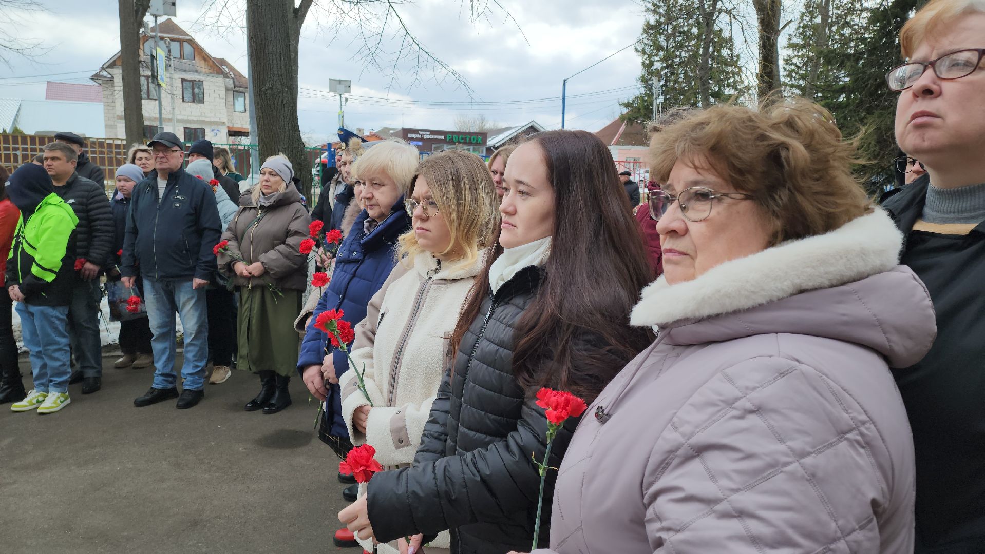 кашира, сво, герои сво, мемориальная доска, митинг, школа,