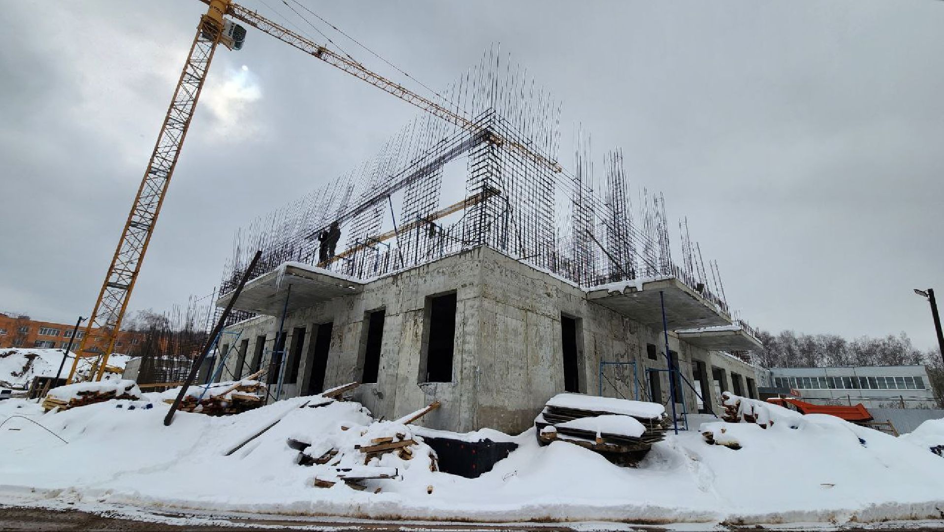 Дмитров, Пристройка к Внуковской школе, Минобразования,