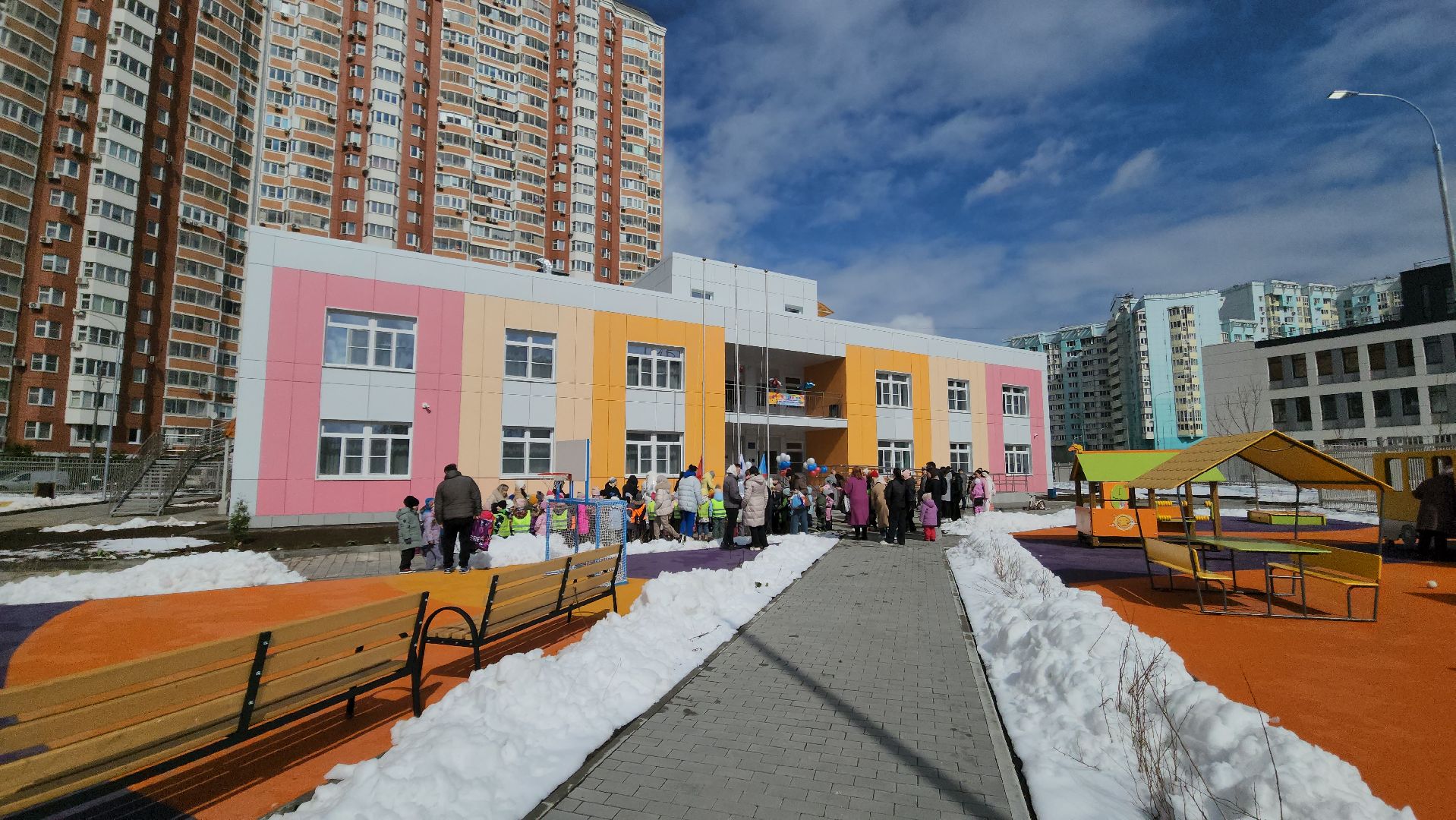 детский сад, стройка, красногорск,