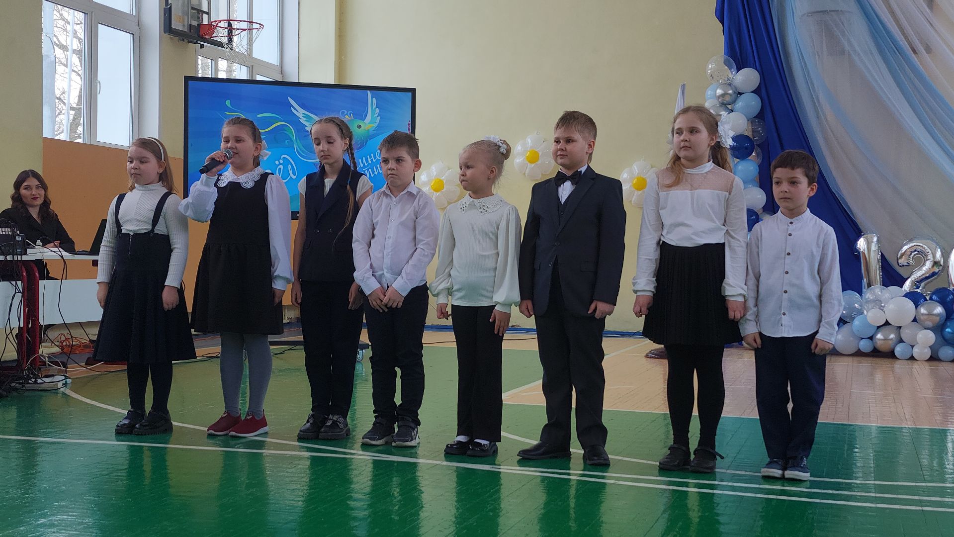 волоколамск, юбилей школы, привокзальная школа,