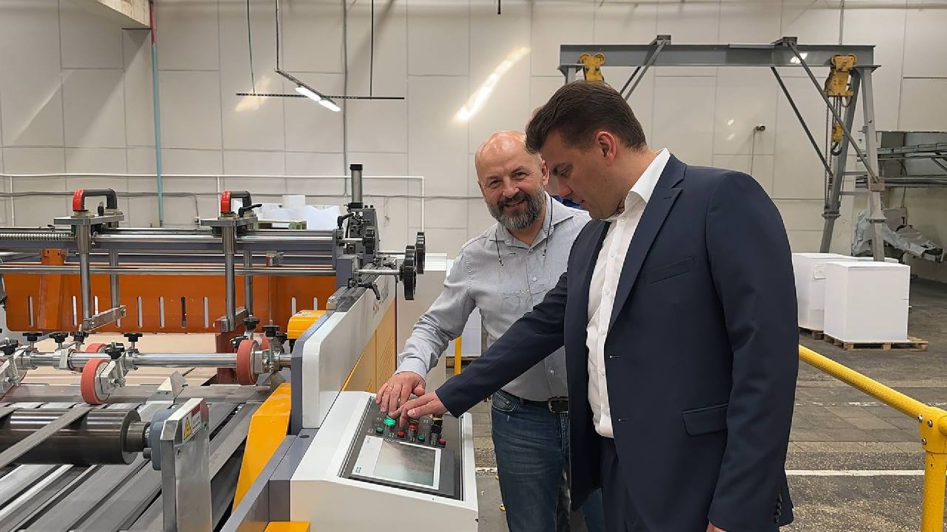 Можайск, Можайский городской округ, Подмосковье, экономика, предприятие, новое оборудование, глава округа, промышленное предприятие, модернизация