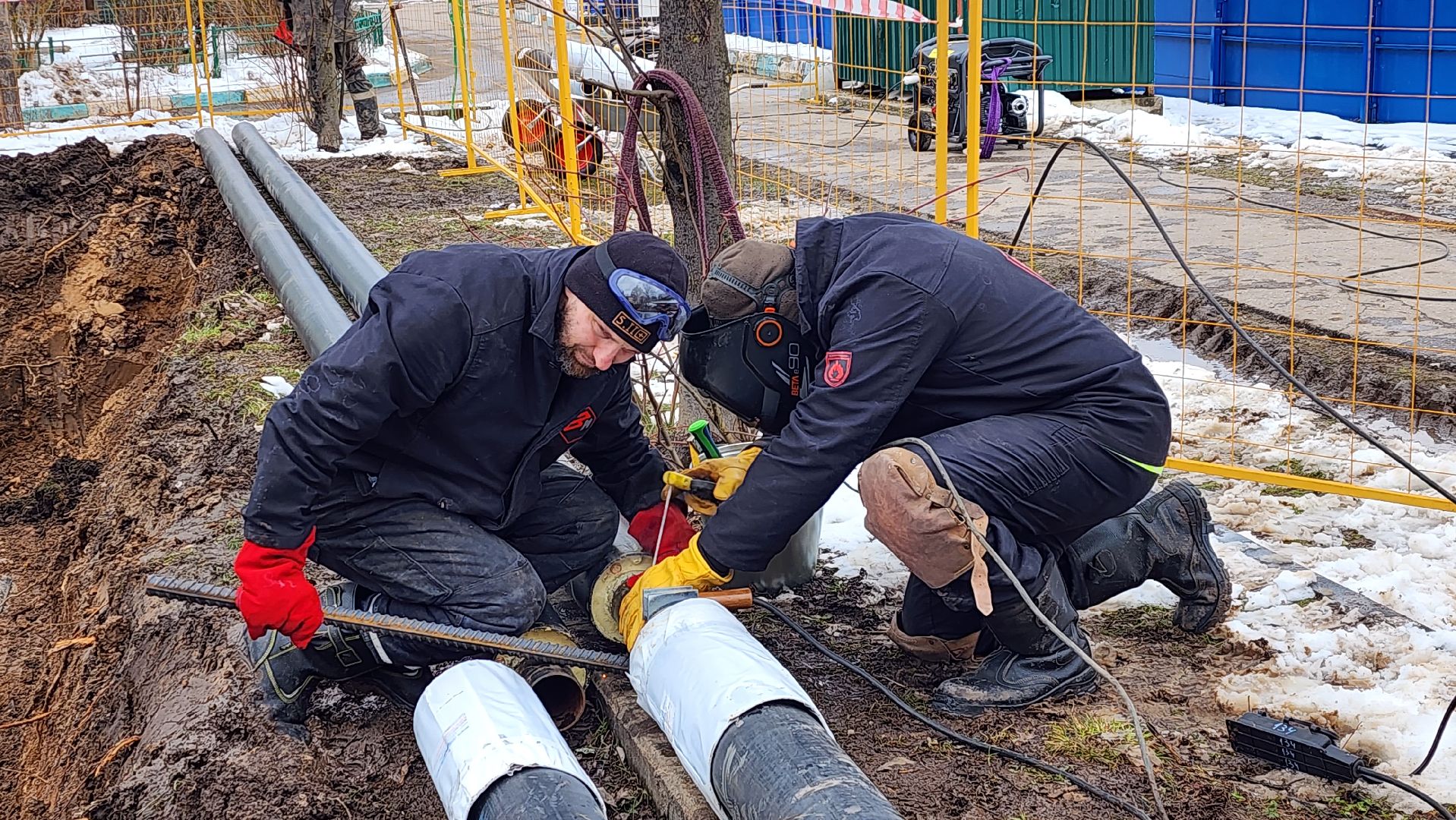 истра, ремонт теплотрассы, капитальный ремонт,