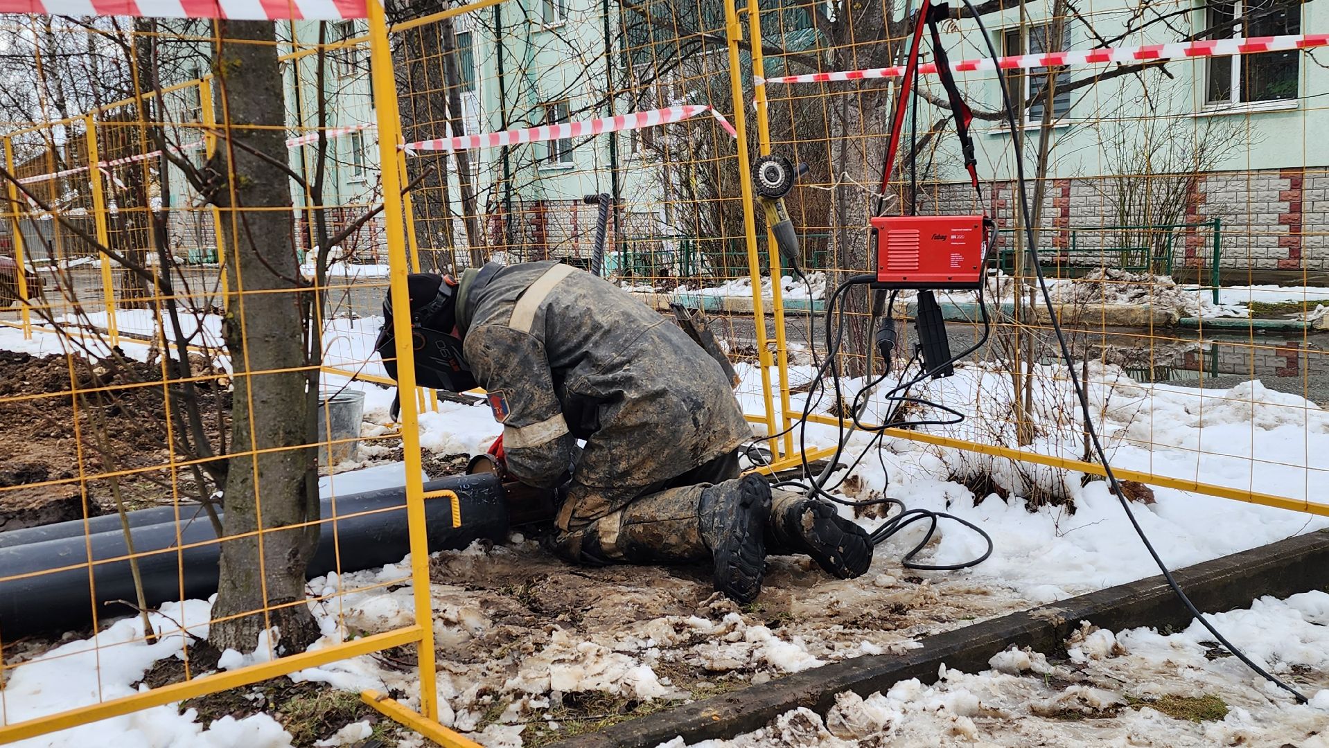 истра, ремонт теплотрассы, капитальный ремонт,