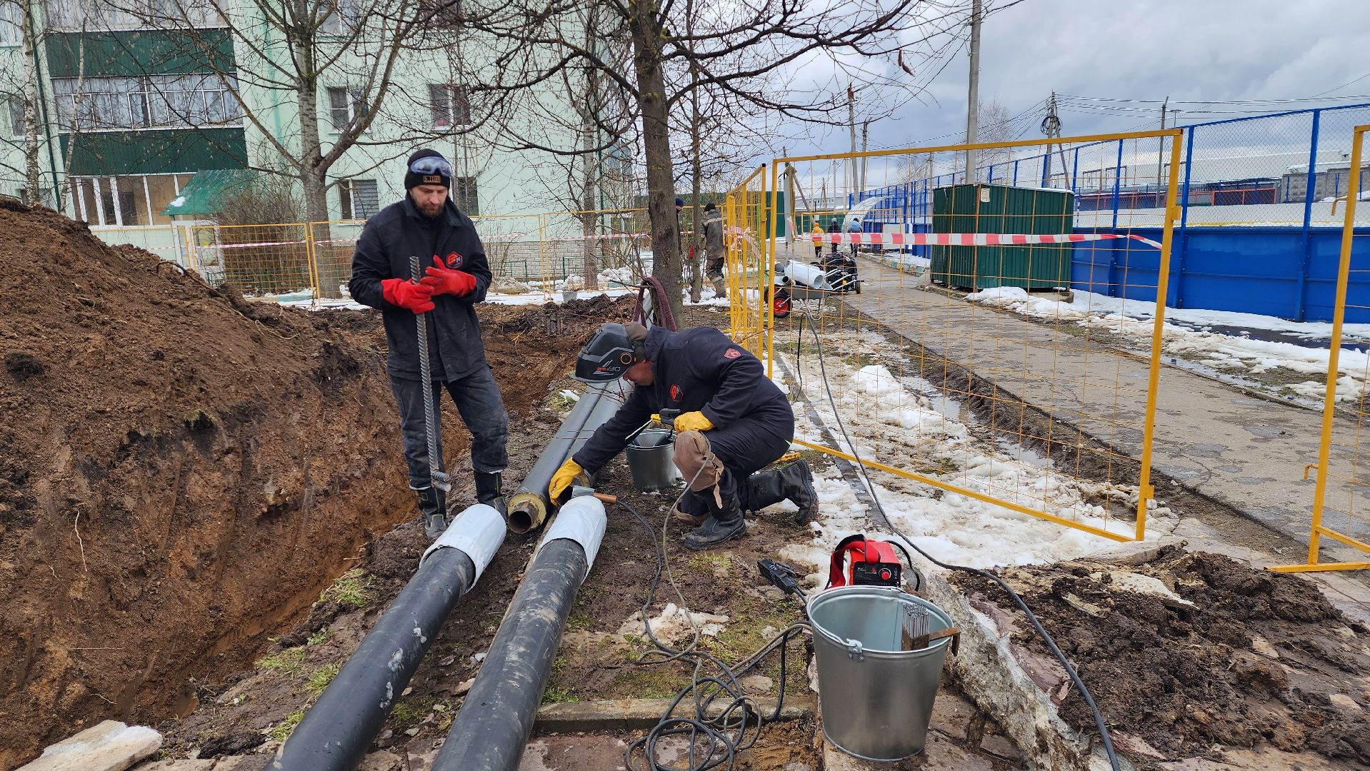 истра, ремонт теплотрассы, капитальный ремонт,