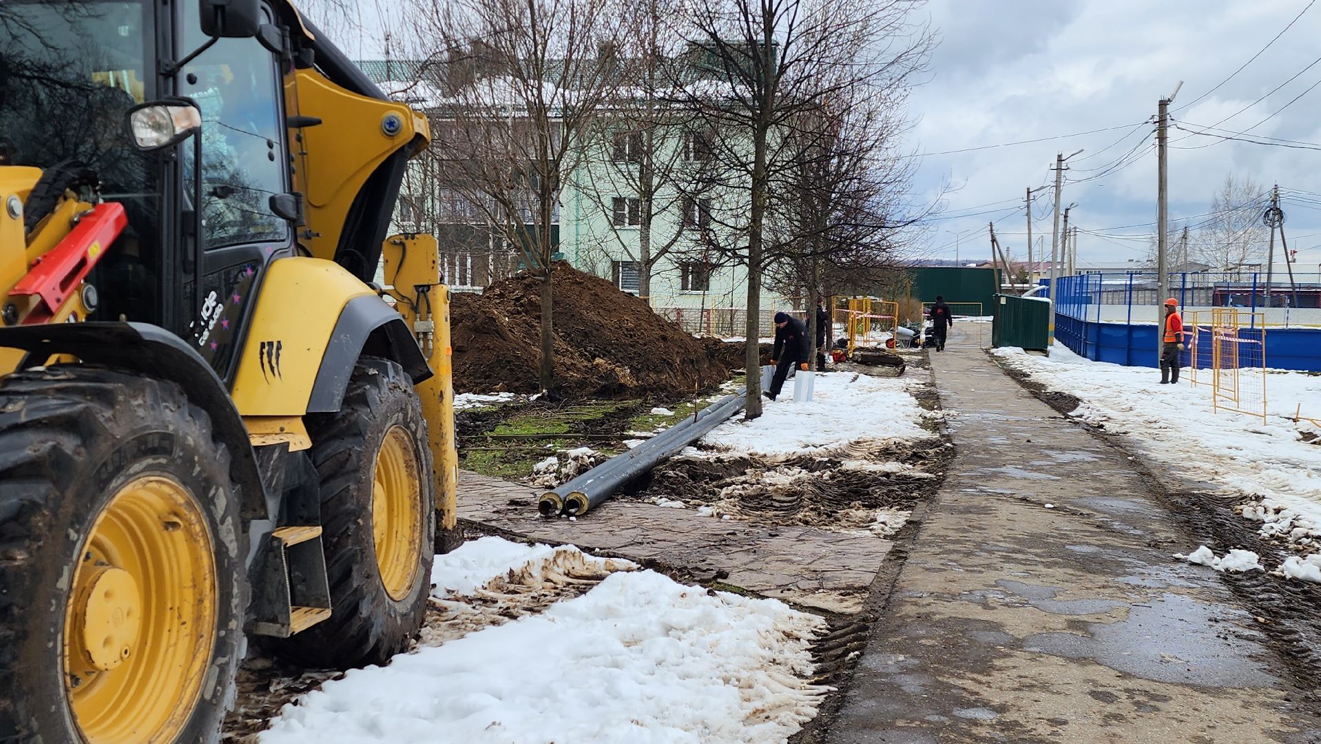 истра, ремонт теплотрассы, капитальный ремонт,