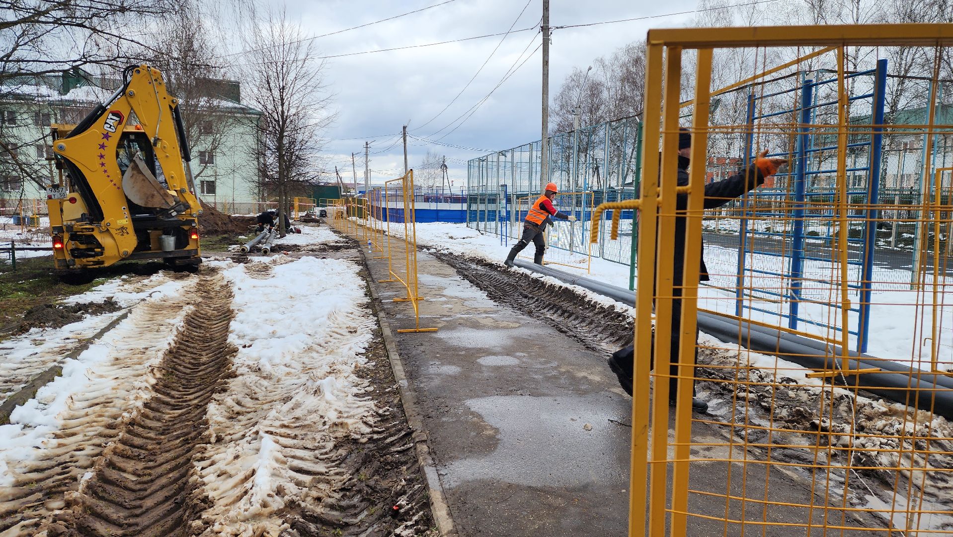 истра, ремонт теплотрассы, капитальный ремонт,