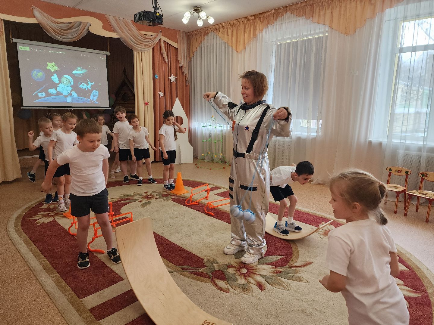 красноармейск, городской округ пушкинский, дошкольное образование, космический досуг, дети,день космонавтики,