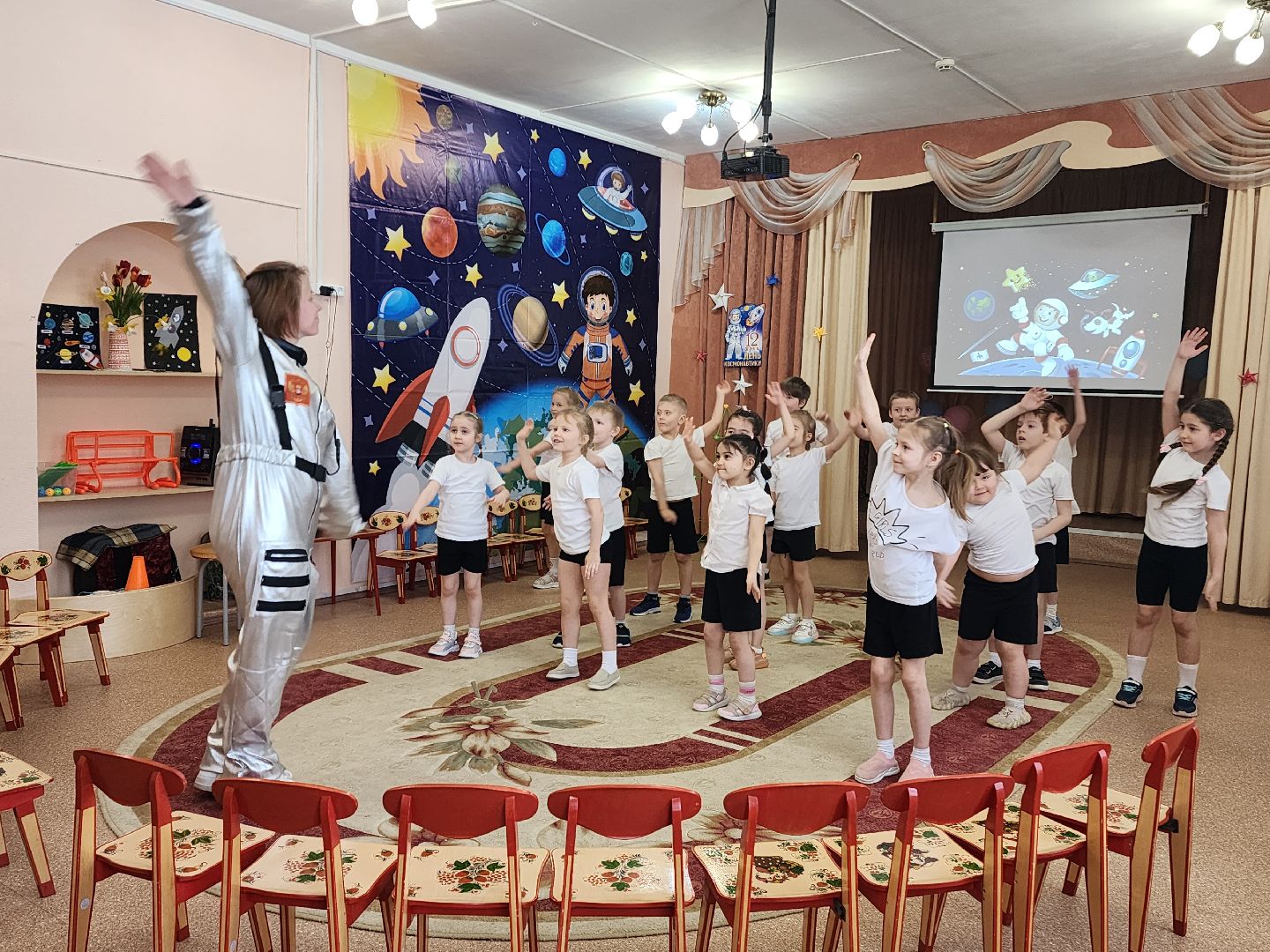 красноармейск, городской округ пушкинский, дошкольное образование, космический досуг, дети,день космонавтики,