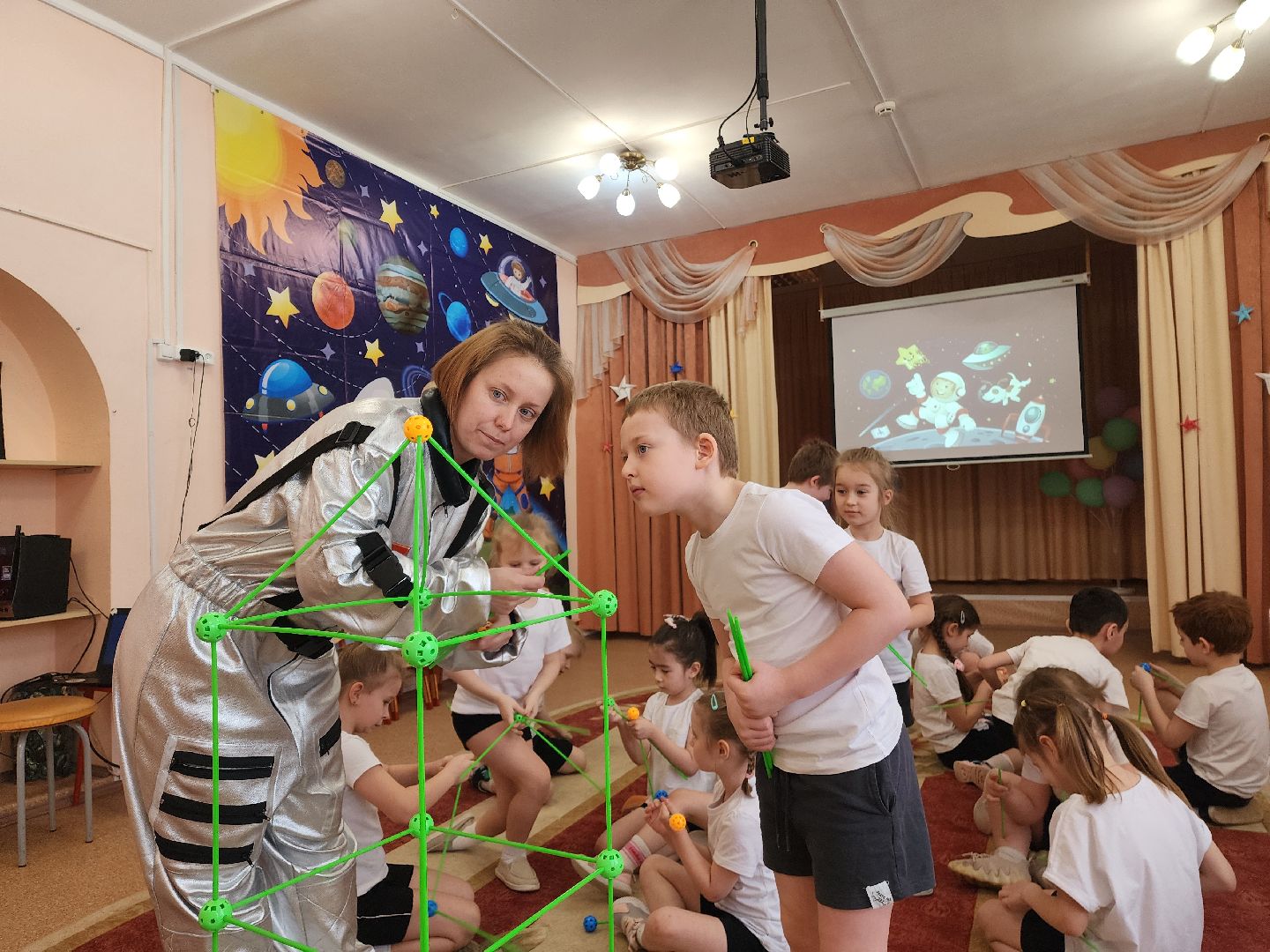 красноармейск, городской округ пушкинский, дошкольное образование, космический досуг, дети,день космонавтики,