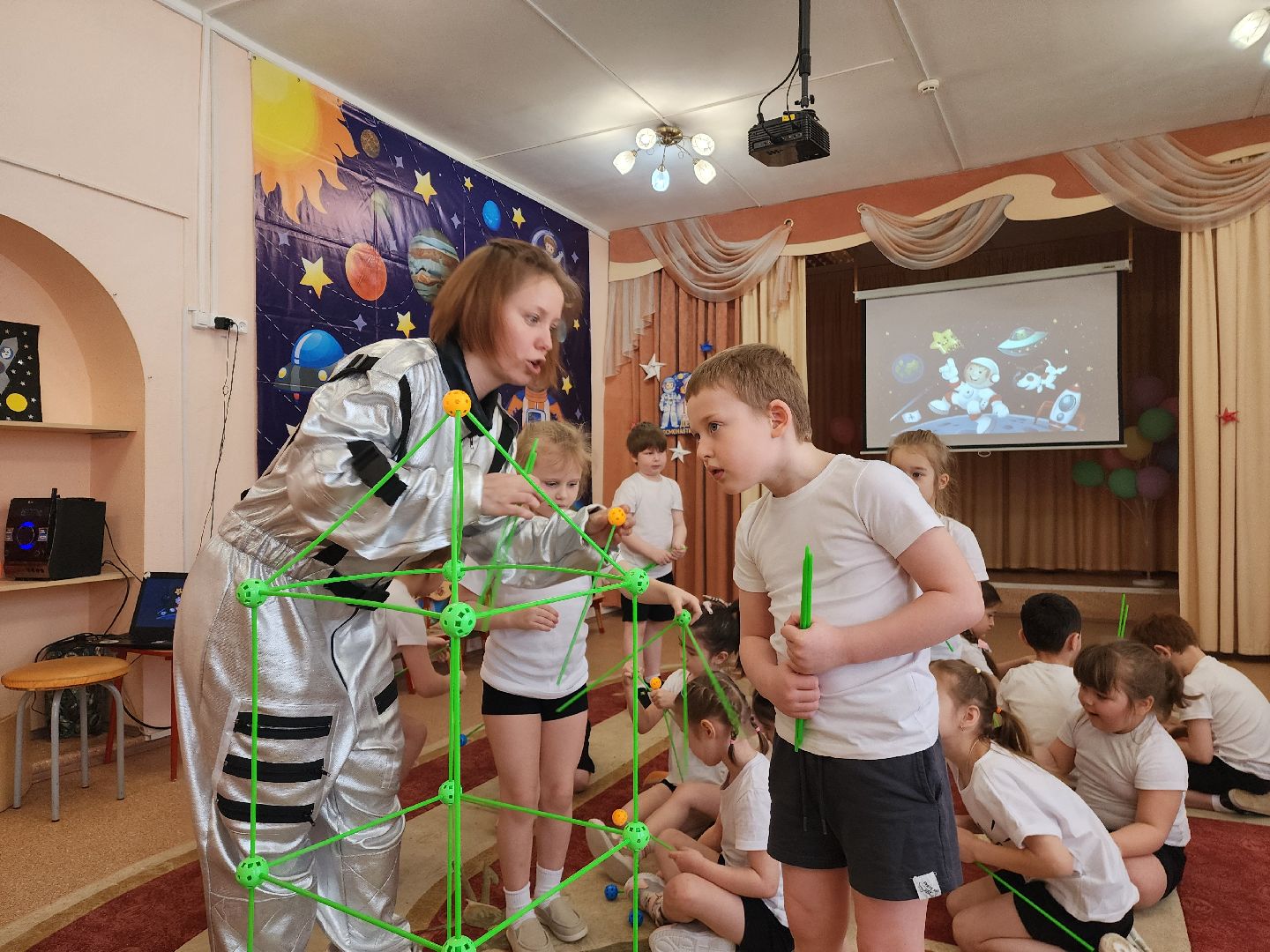 красноармейск, городской округ пушкинский, дошкольное образование, космический досуг, дети,день космонавтики,