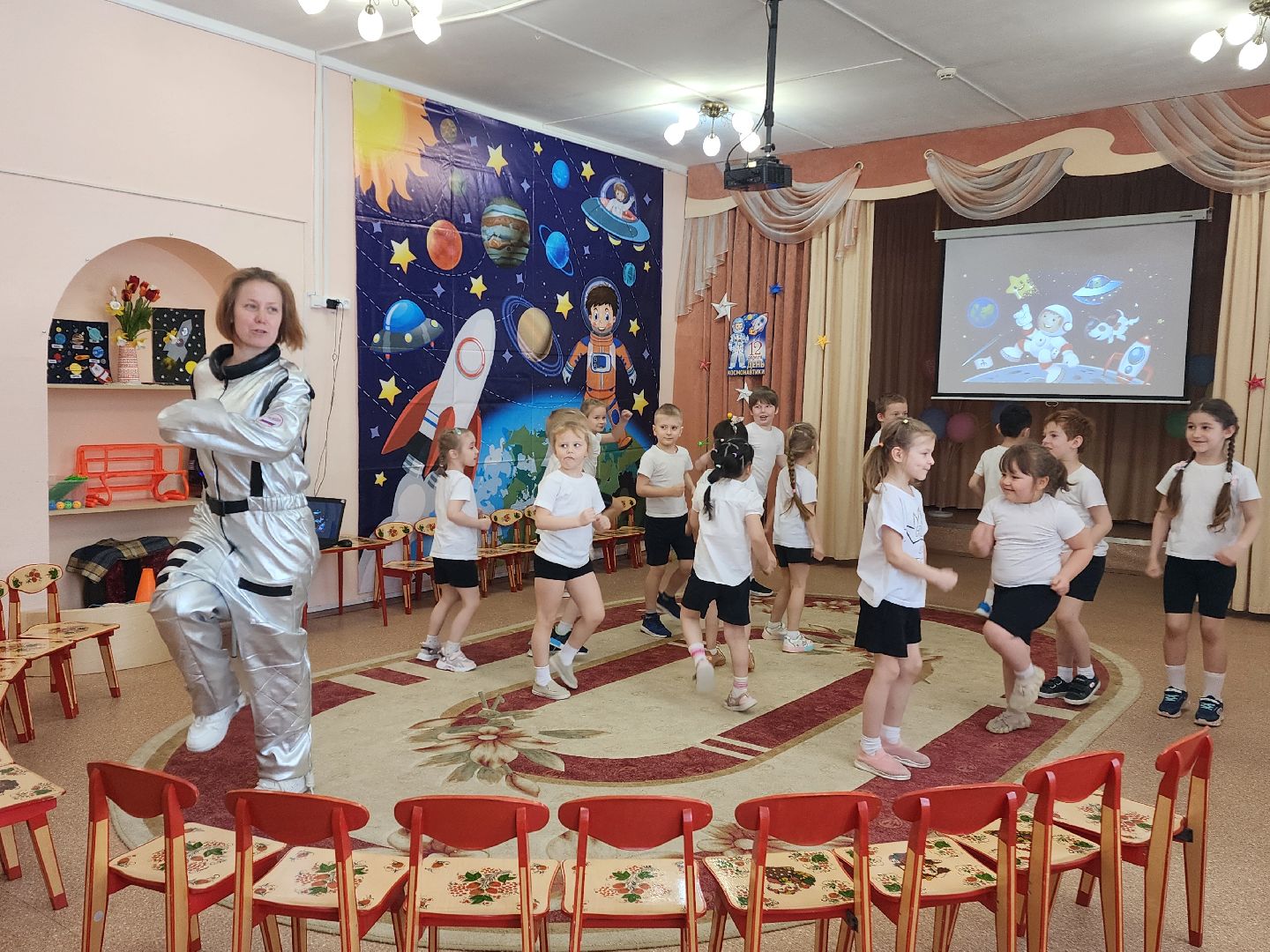 красноармейск, городской округ пушкинский, дошкольное образование, космический досуг, дети,день космонавтики,