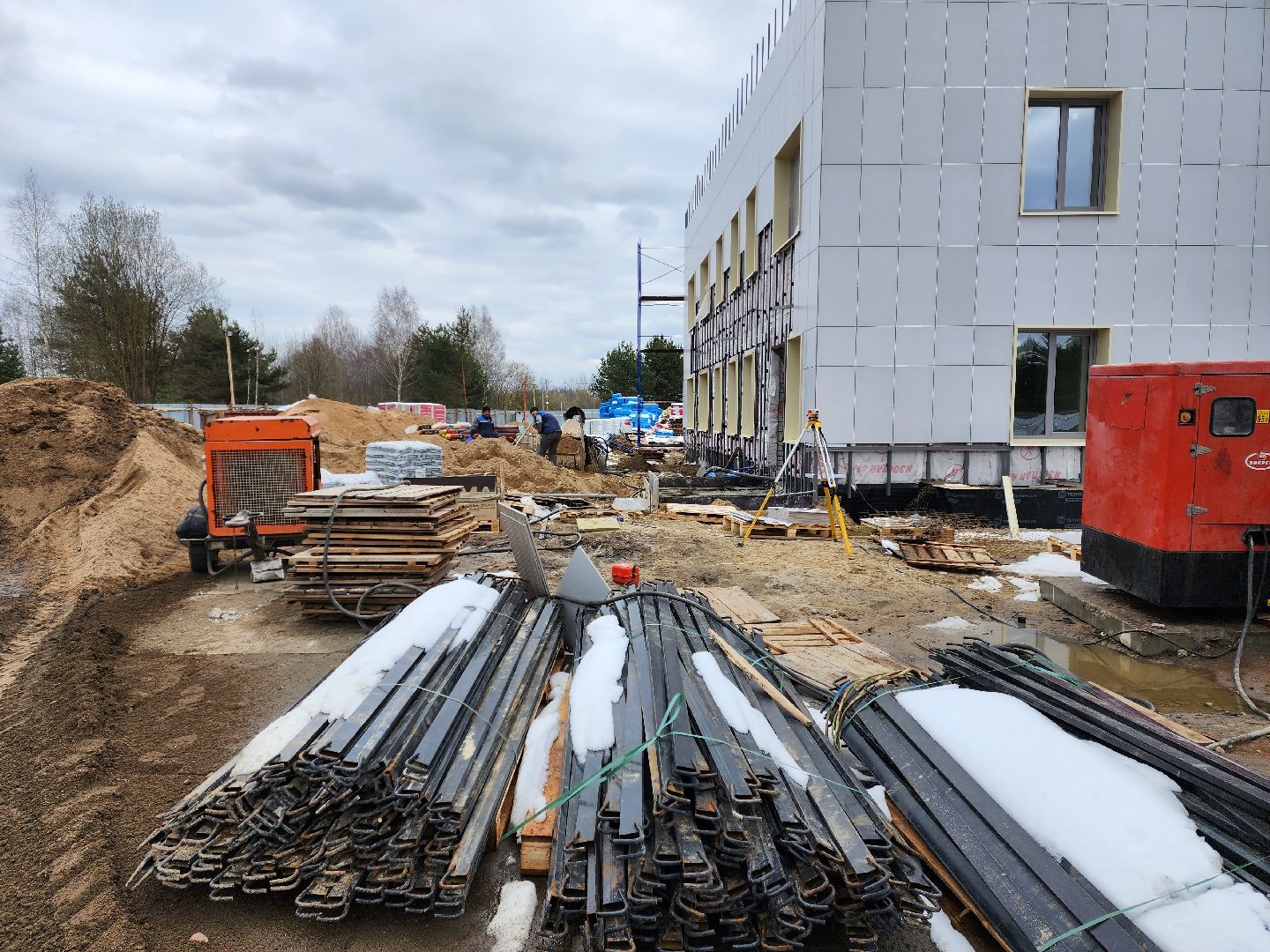 раменское, строительство, детский сад на молодежной,