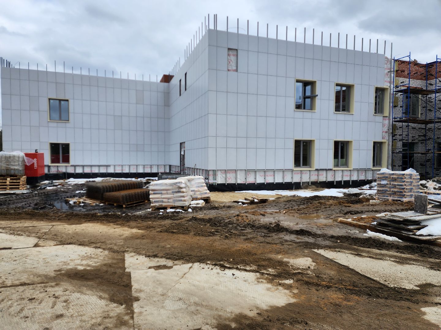 раменское, строительство, детский сад на молодежной,