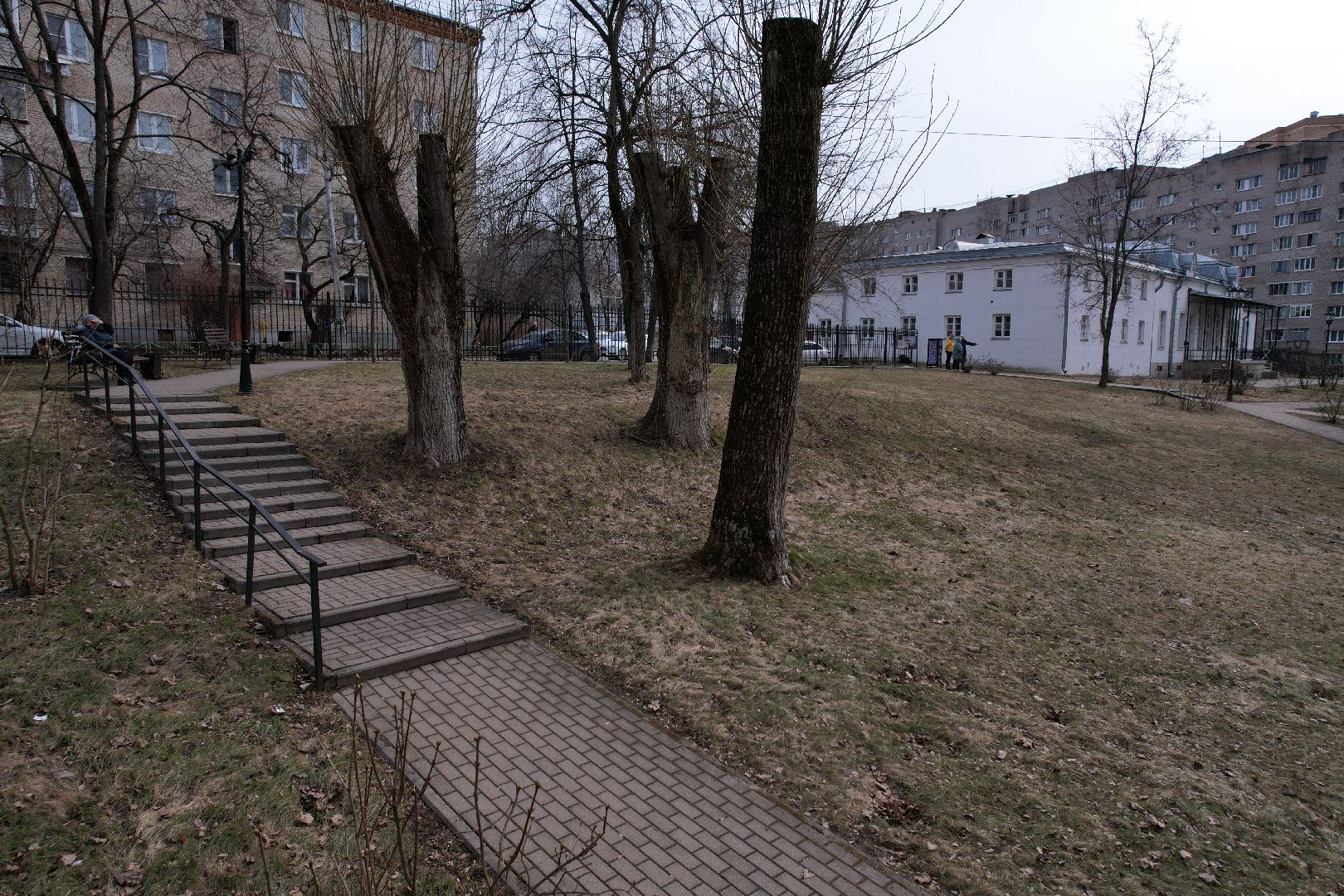 благоустройства сквера в лыткарине, сквер им А И Чернышва,видео с коптера,