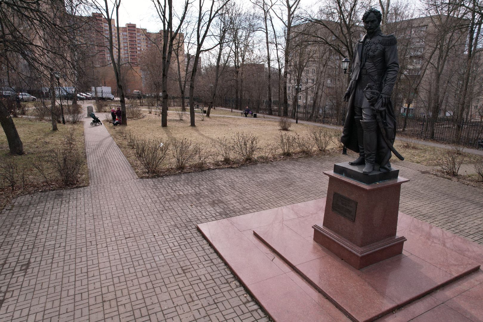 благоустройства сквера в лыткарине, сквер им А И Чернышва,видео с коптера,