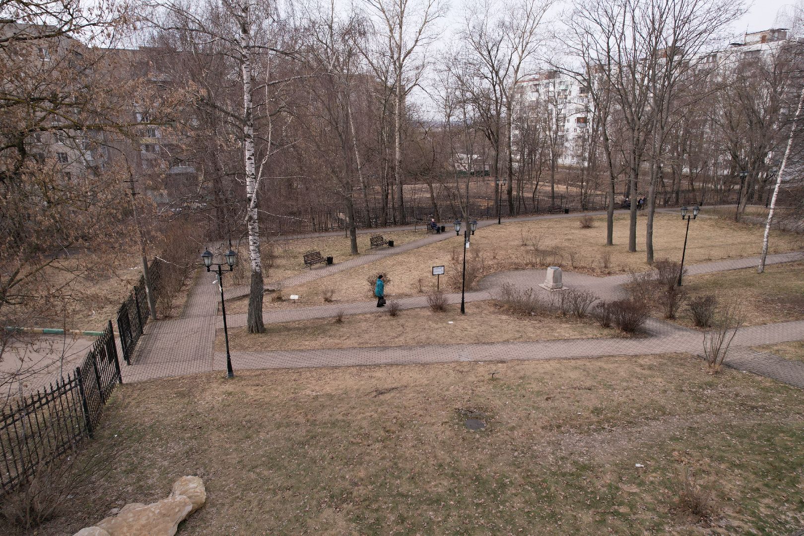 благоустройства сквера в лыткарине, сквер им А И Чернышва,видео с коптера,