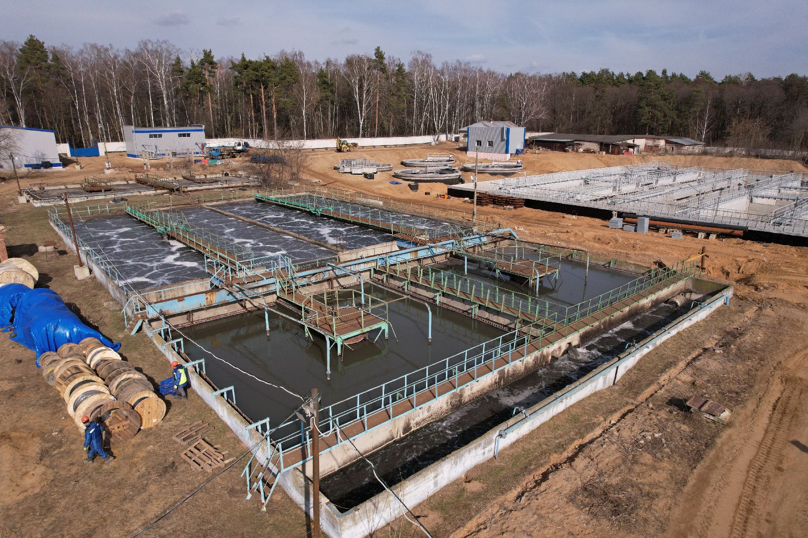 очистные в лыткарине, экология лыткарино,видео с коптера,