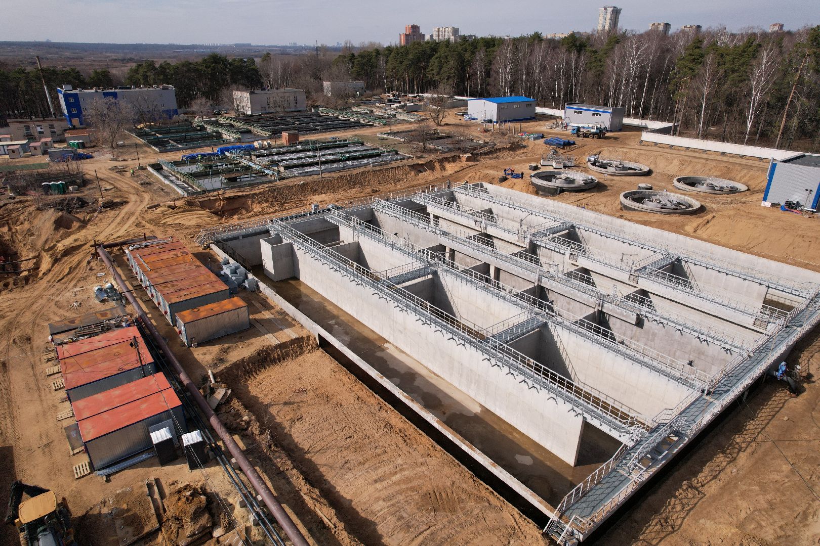 очистные в лыткарине, экология лыткарино,видео с коптера,