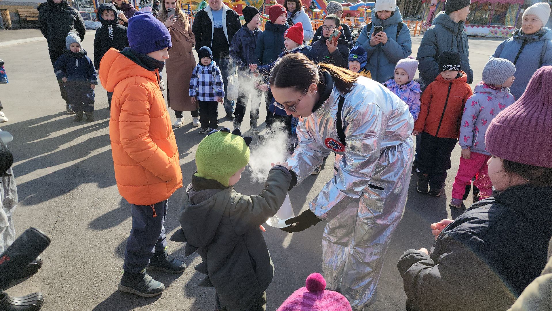 Химическое шоу, развлекательная программа, День космонавтики, щёлково,