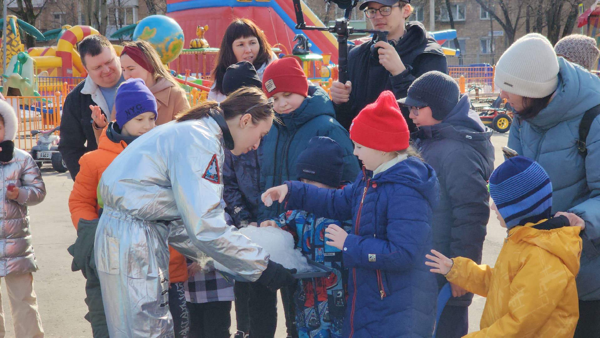 Химическое шоу, развлекательная программа, День космонавтики, щёлково,