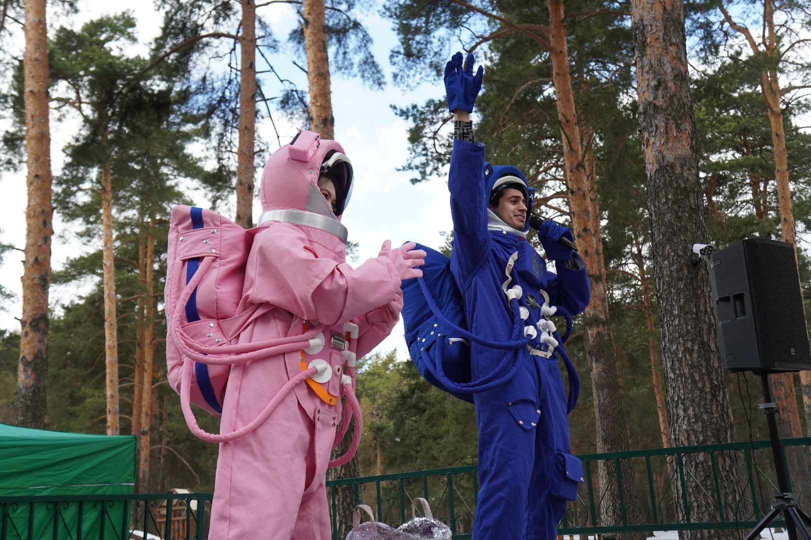 котельники, кузьминский лесопарк, день космонавтики,