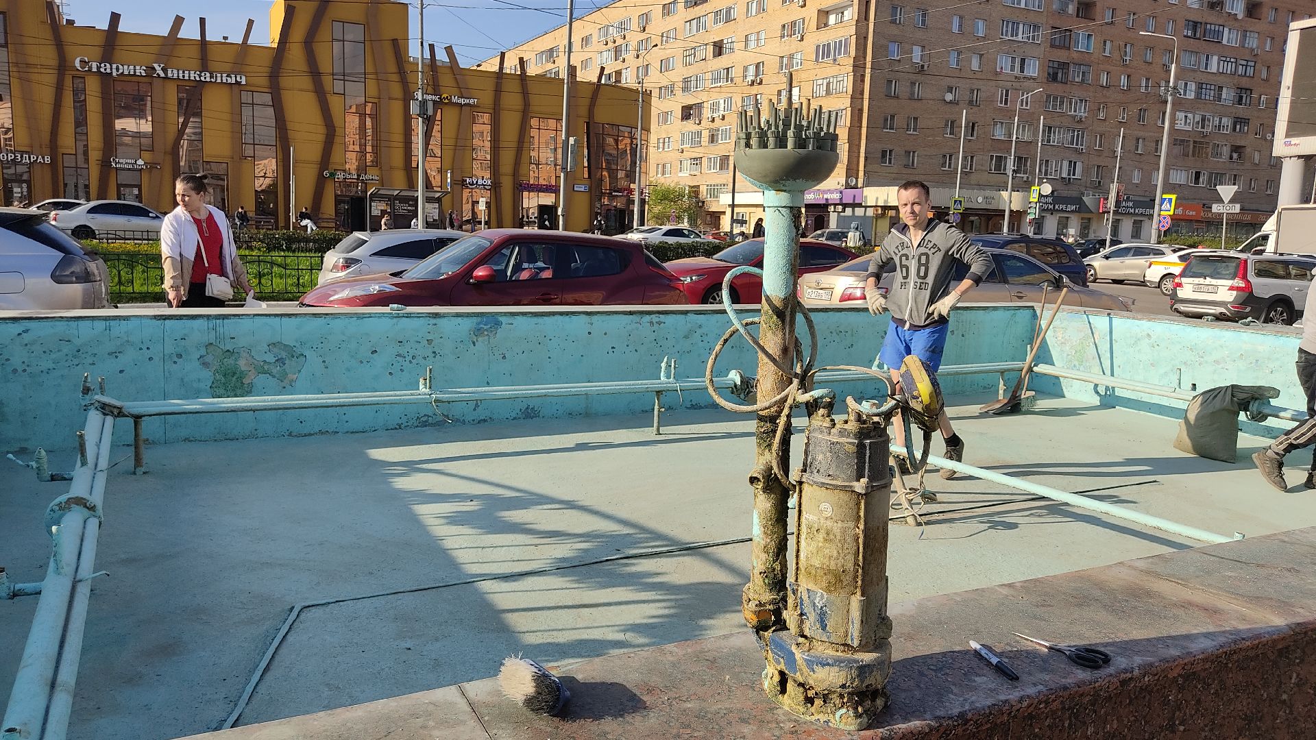 Лобня, благоустройство, фонтаны