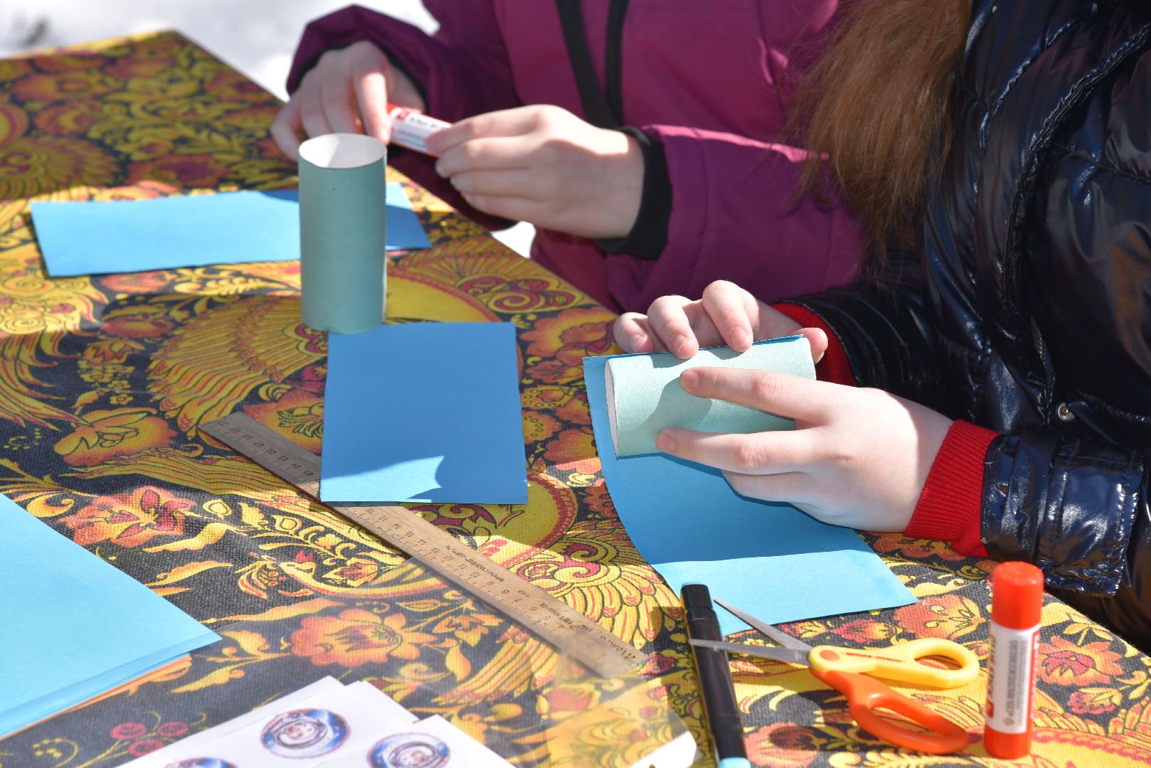 лотошино, лотошинский парк, день космонавтики, дети, мастер-класс,