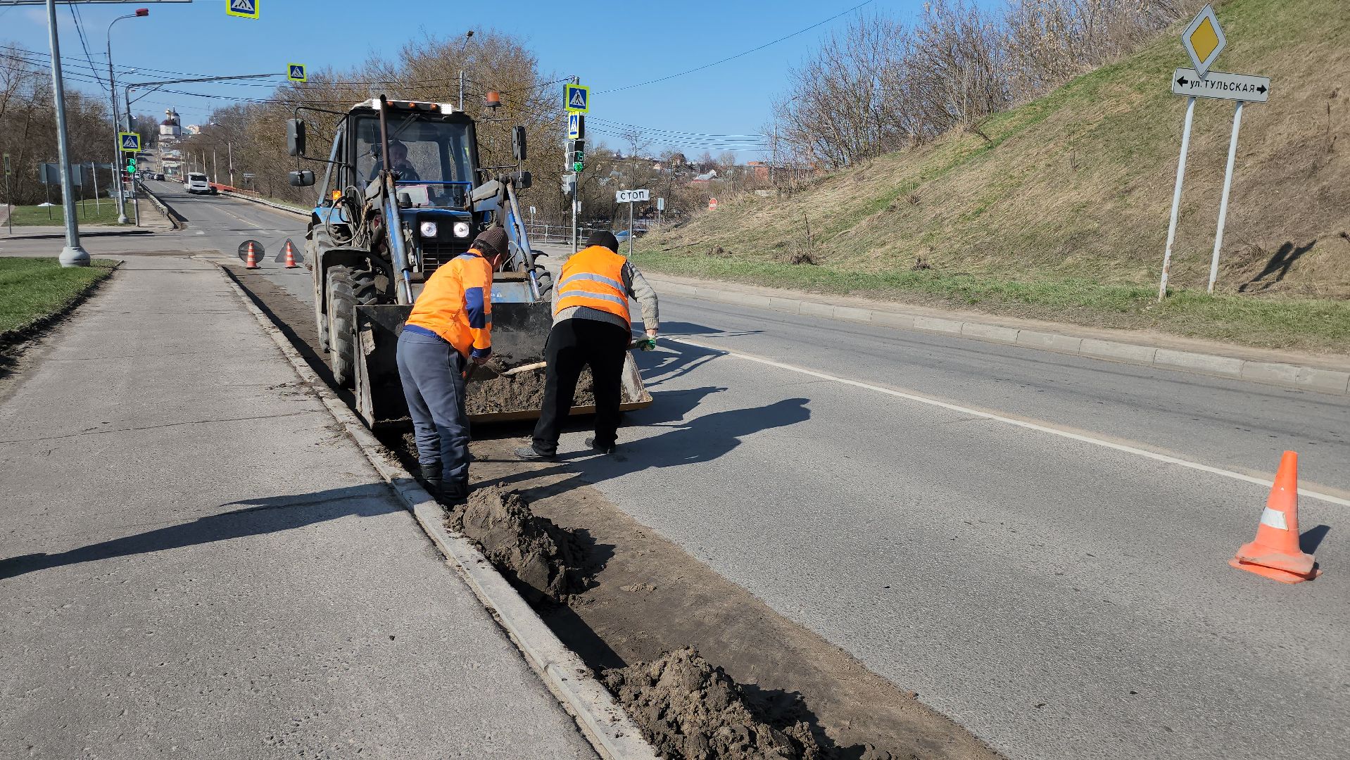 серпухов, подмосковье, уборка улиц,